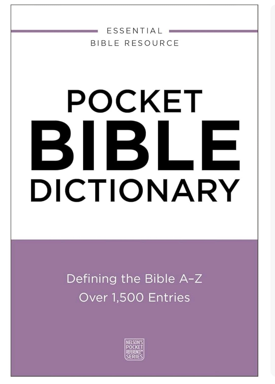 Pocket Bible Dictionary