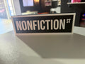Nonfiction Street Sign | Bookshelf Decor