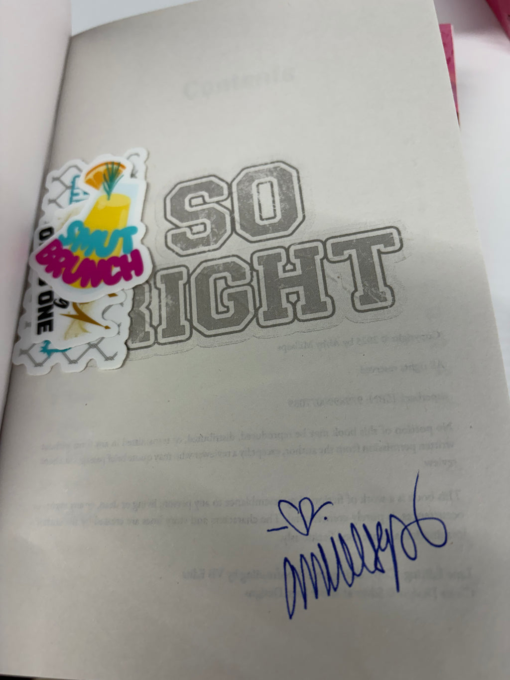 So Right (Boys of South Chapel Book 4) *signed with goodies*