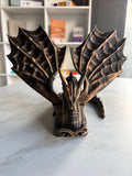 3D Gold Dragon Bookholder