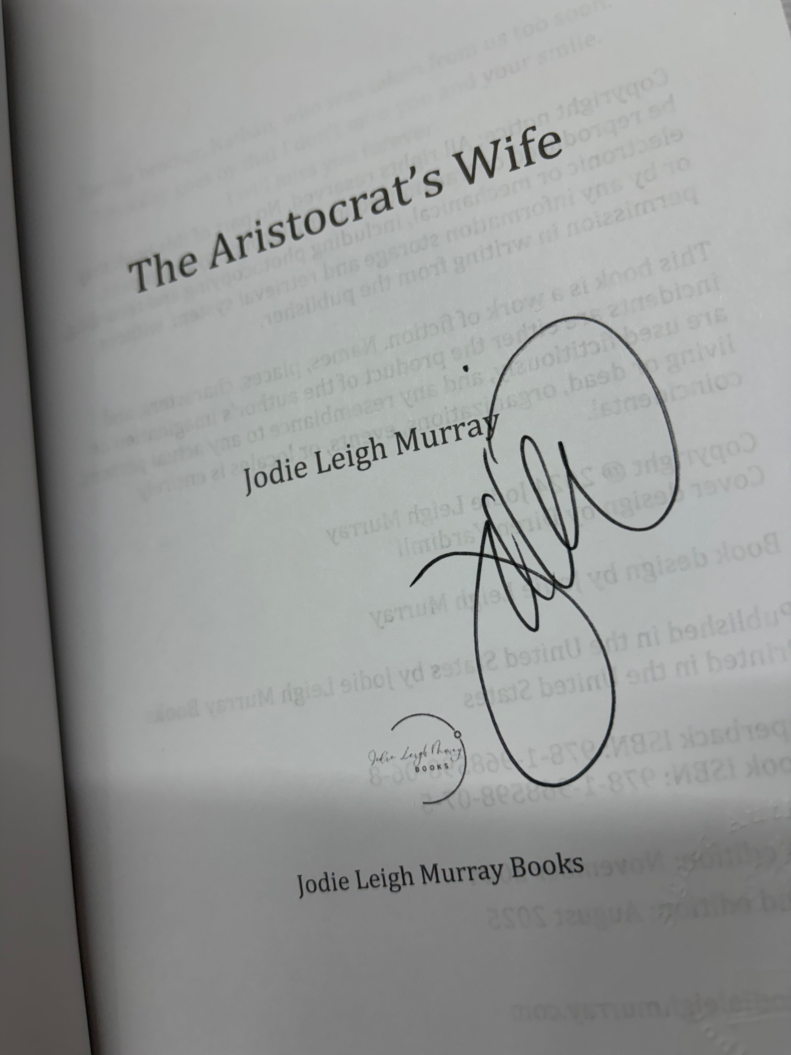 The Aristocrat’s Wife *signed*