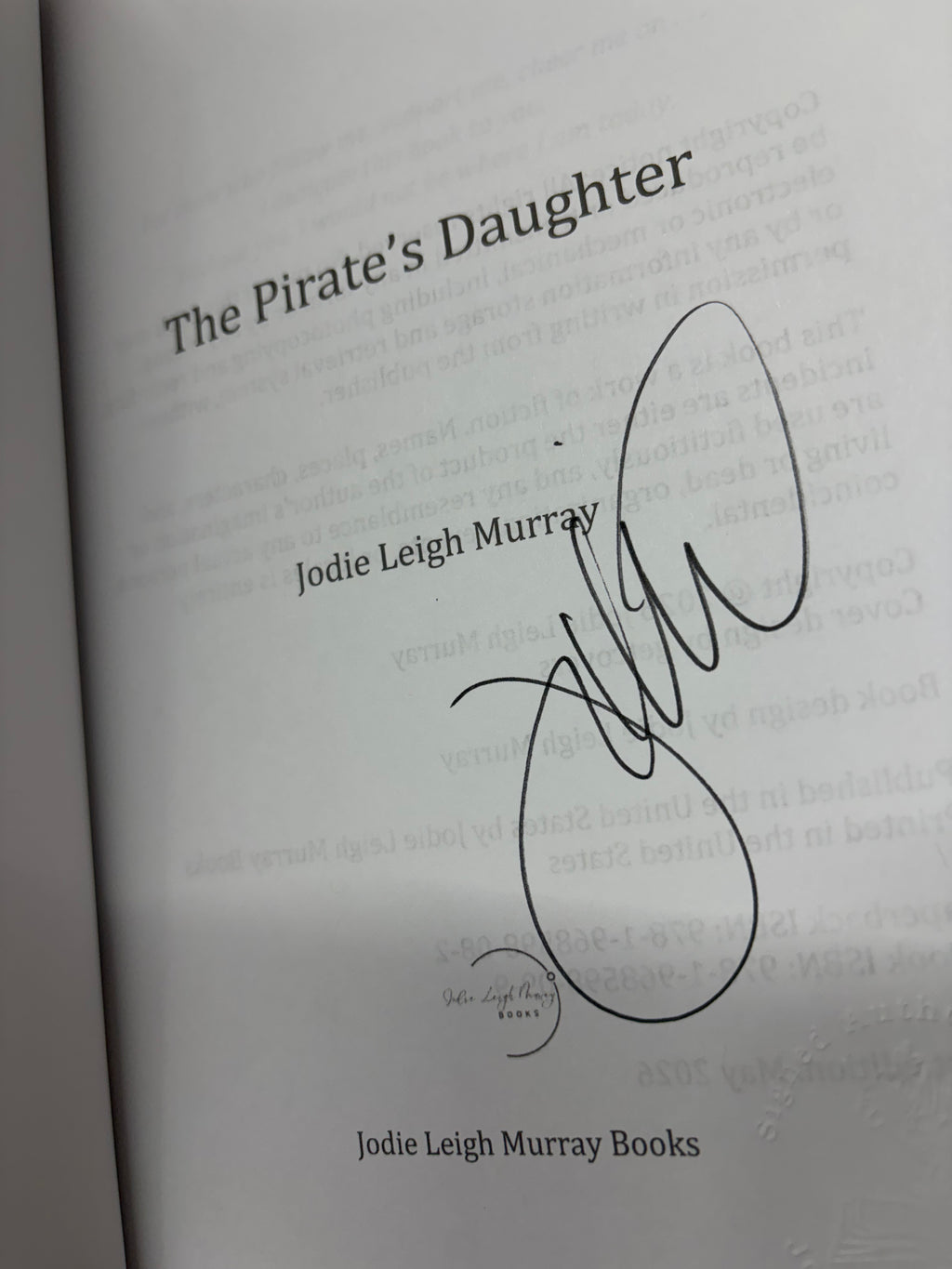 The Pirate’s Daughter *signed*
