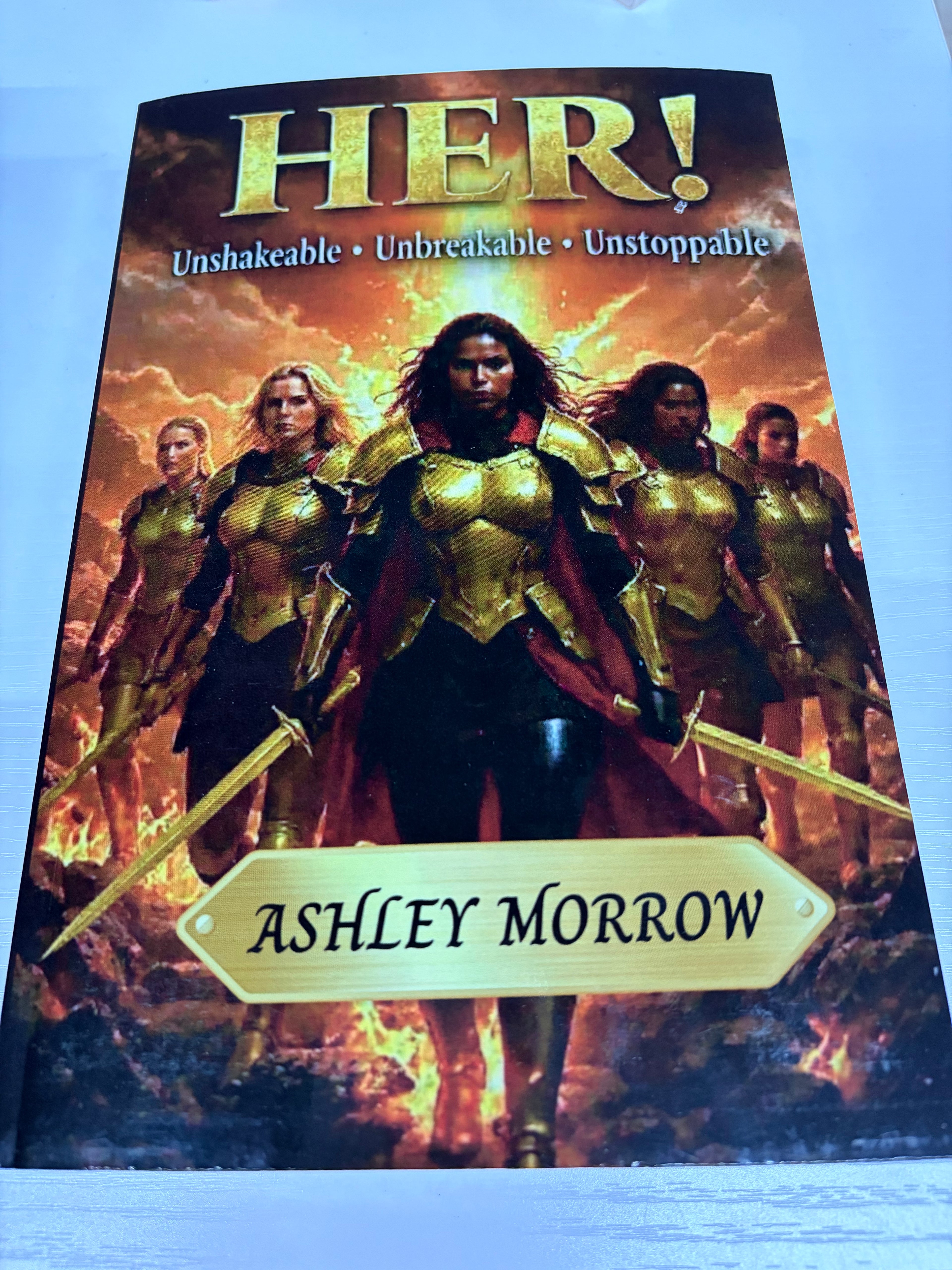Her! Unshakeable•Unbreakable•Unstoppable *signed with goodies*