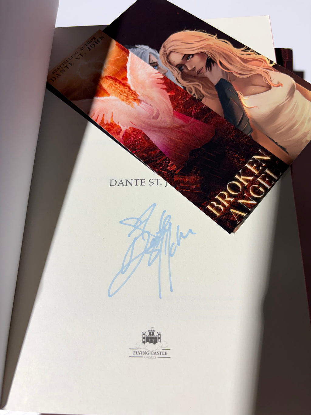 Broken Angel (book 2) signed with art