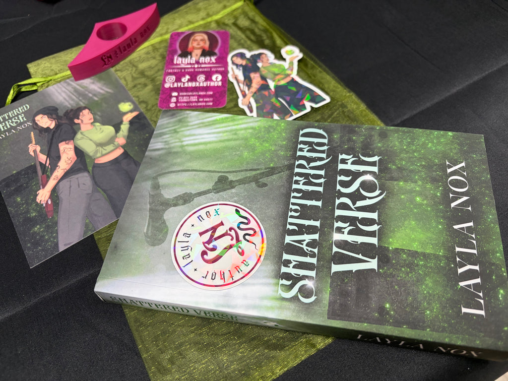 Shattered Verse (Mortals & Muses Book 2) *sprayed edges & bookish goodies*