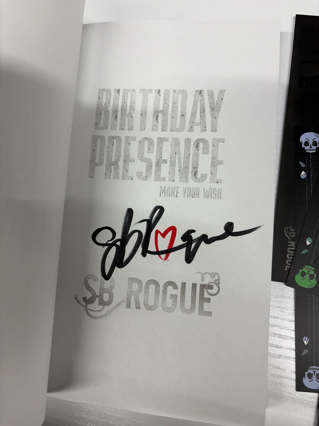 Birthday Presence *signed with art*