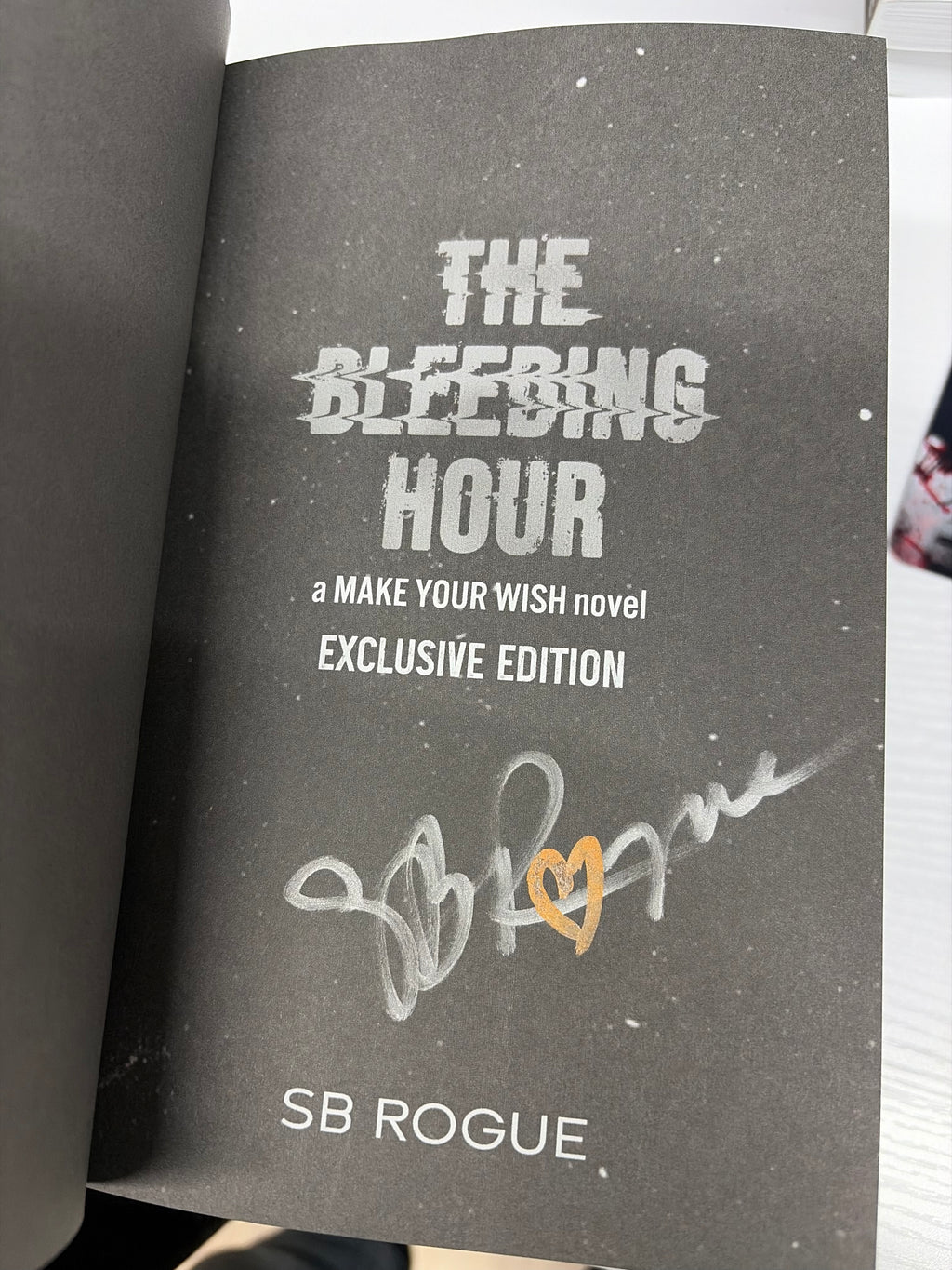 The Bleeding Hour *signed*