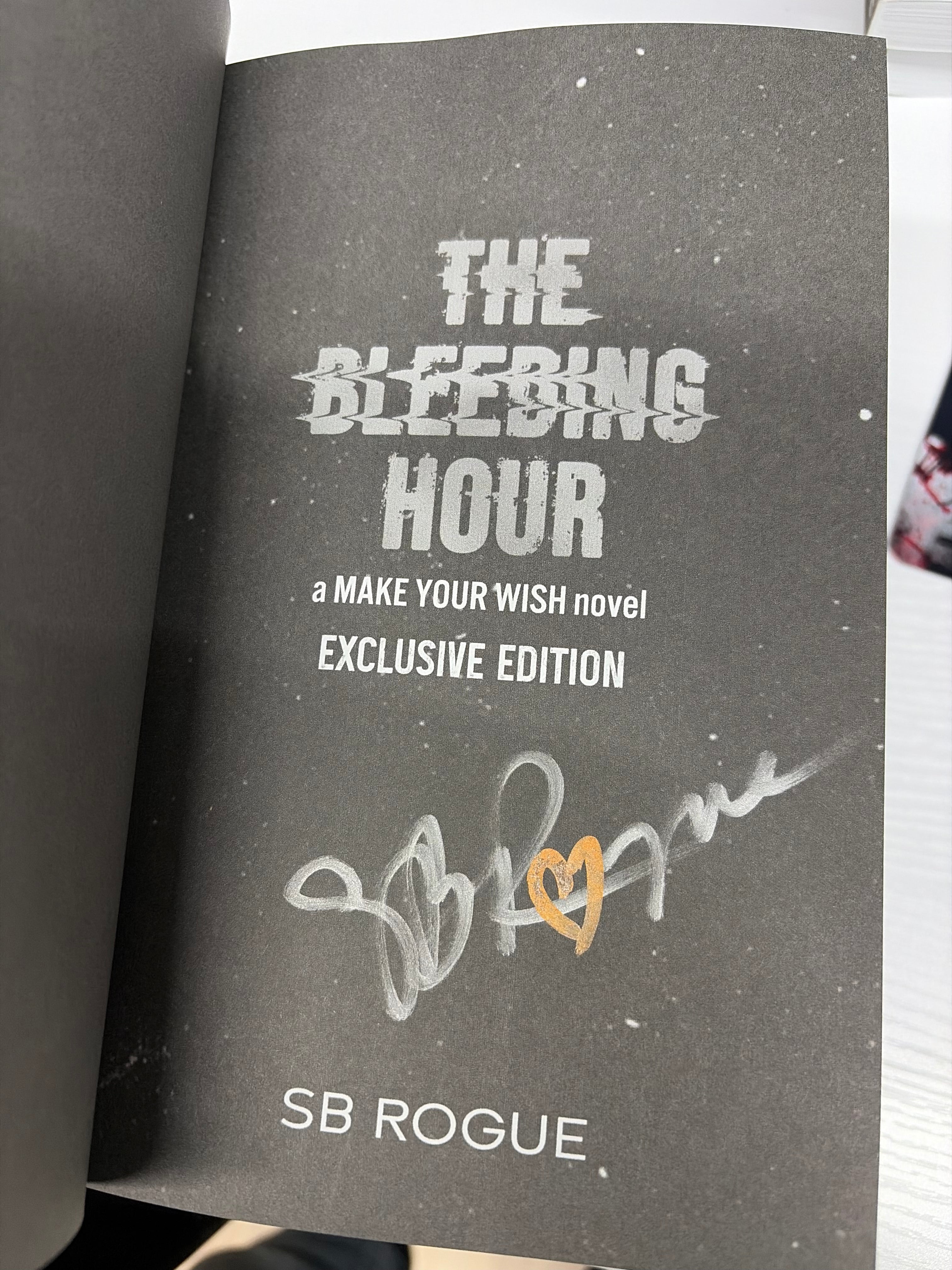 The Bleeding Hour *signed*