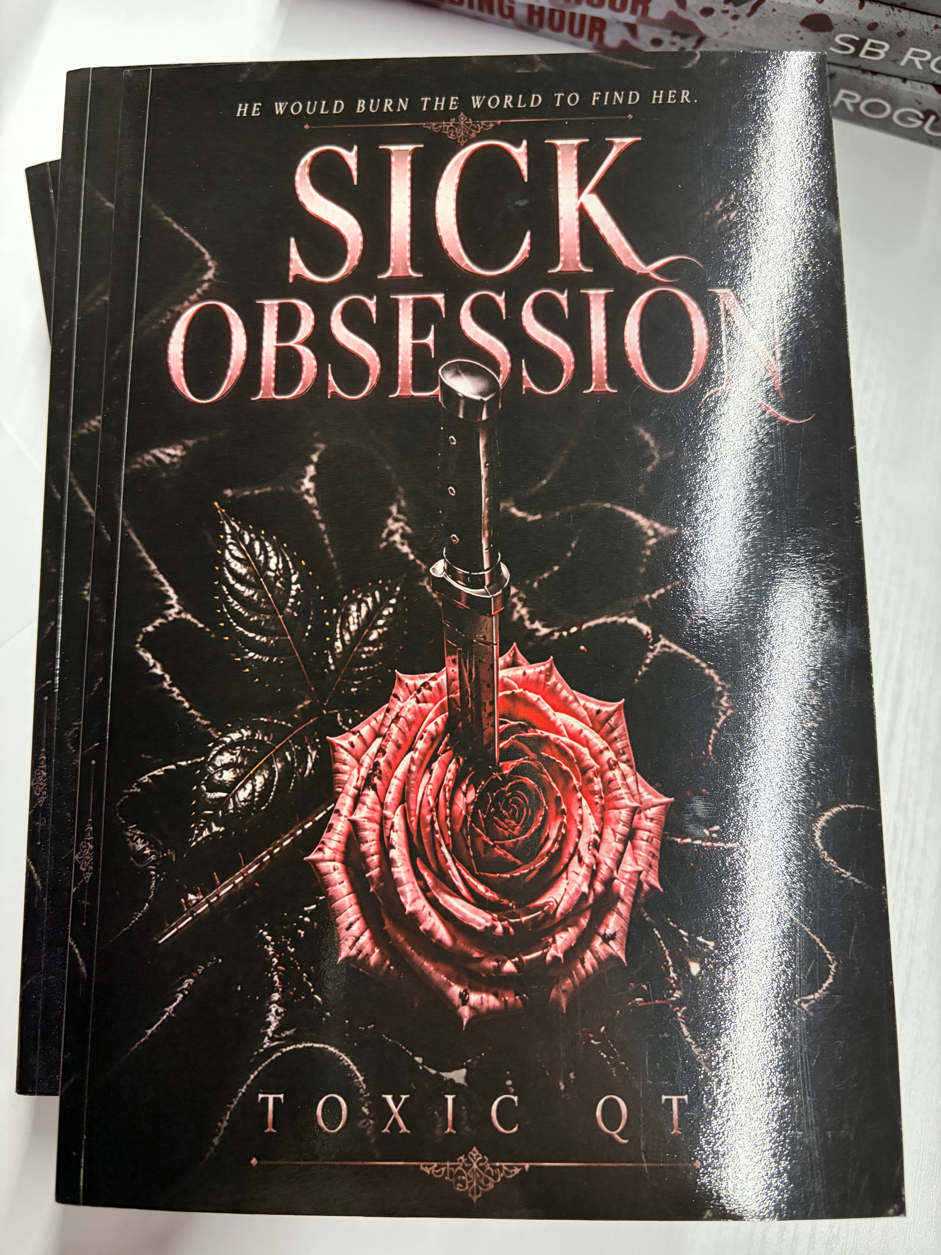 Sick Obsession *signed with art & different colored sprayed edges*