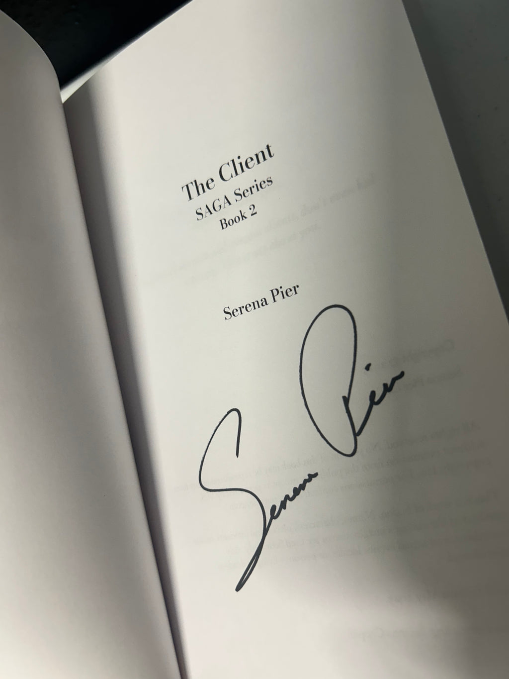 The Client (Book 2) *signed*