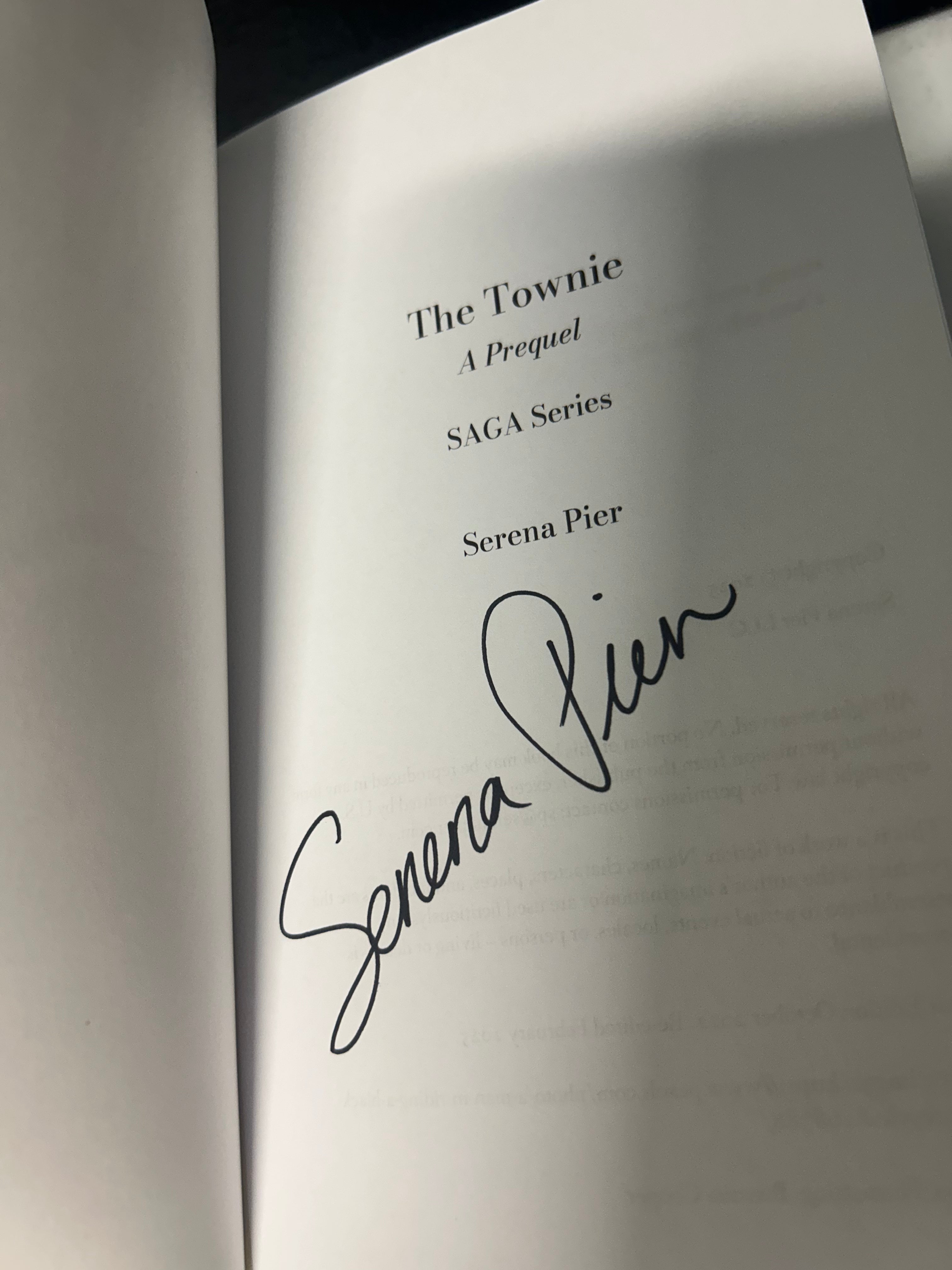 The Townie (The Prequel) *signed*