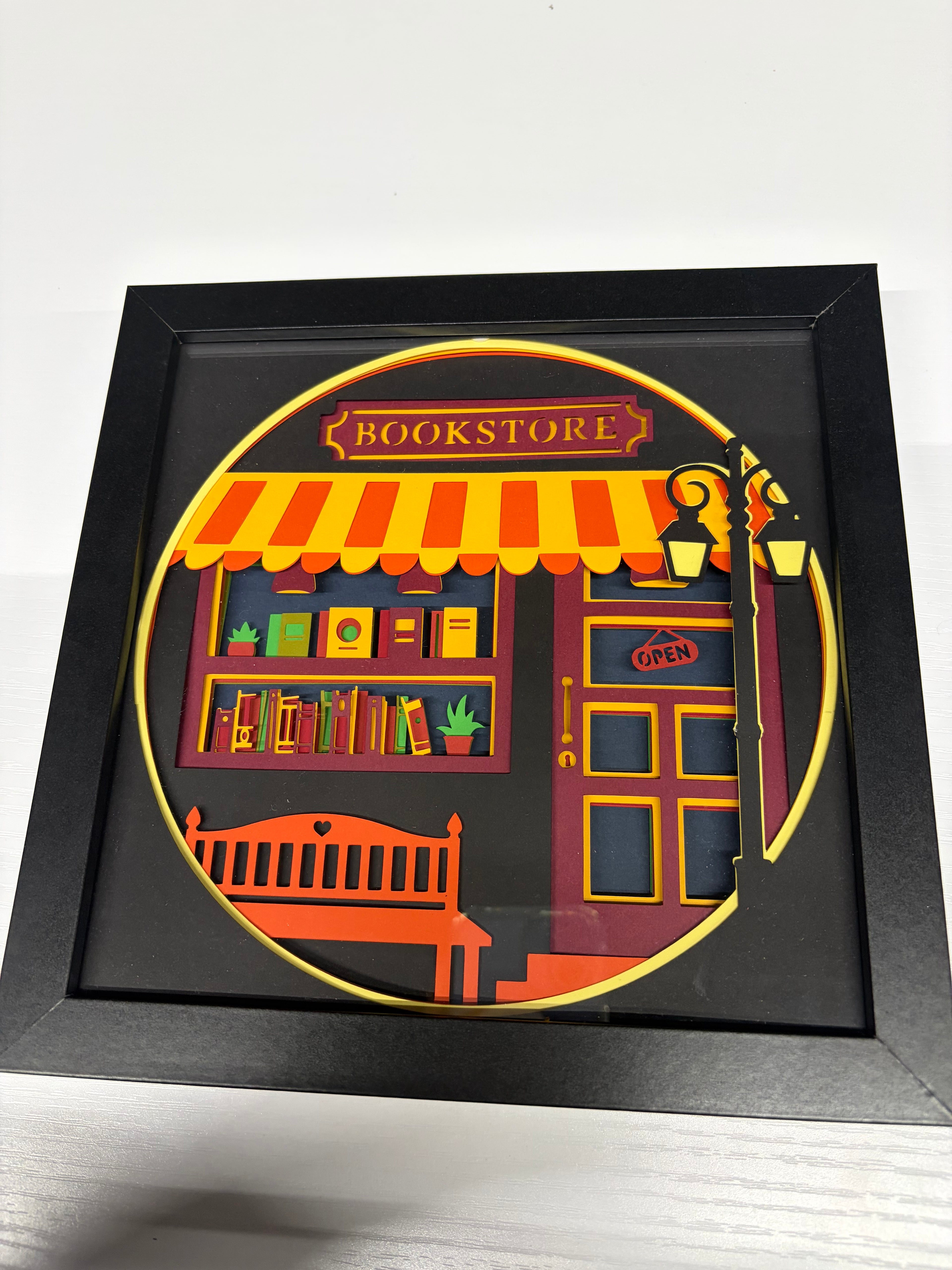 Bookstore photo box