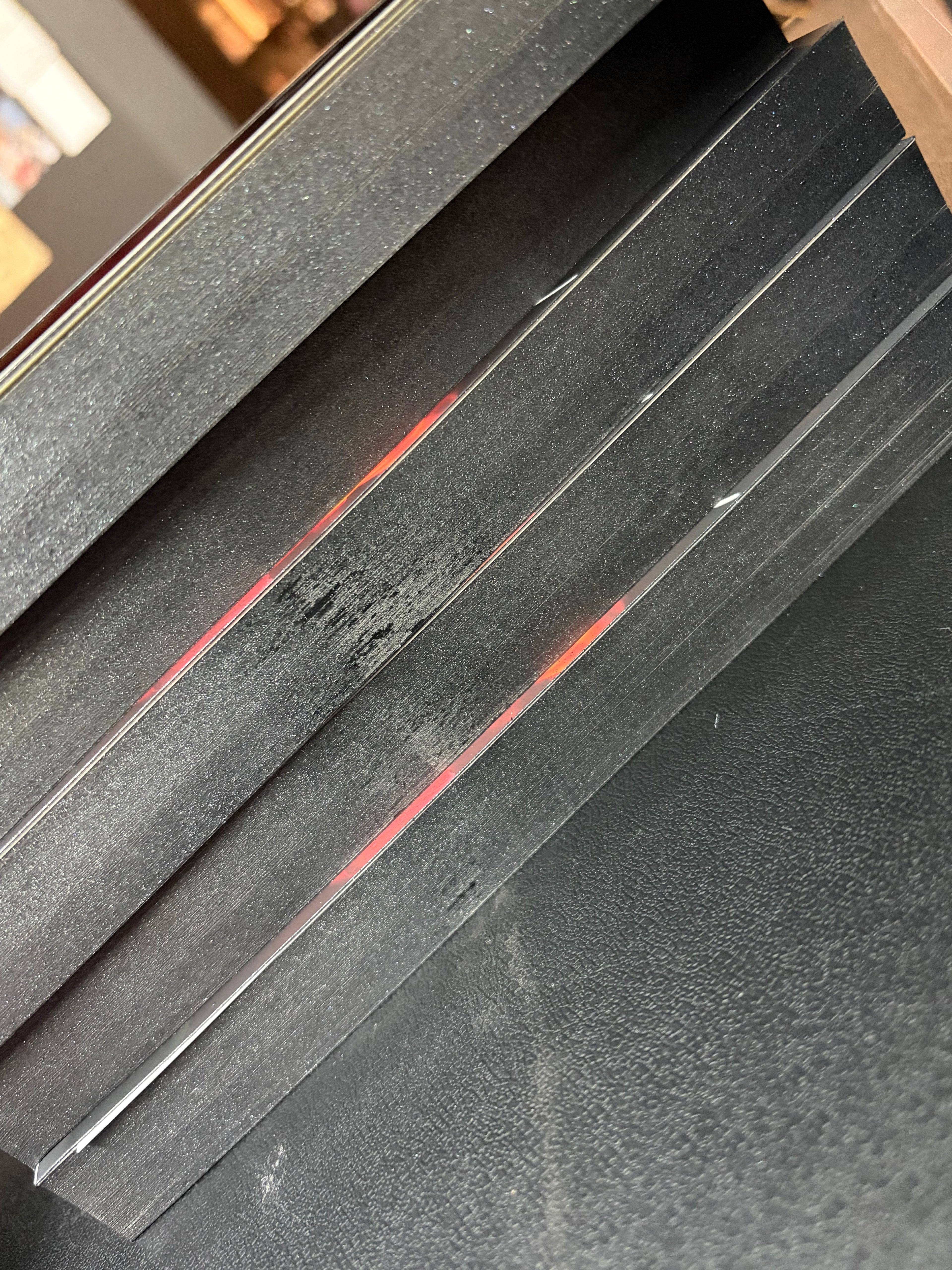 On The Edge (book 1) sprayed edges, signed, with art