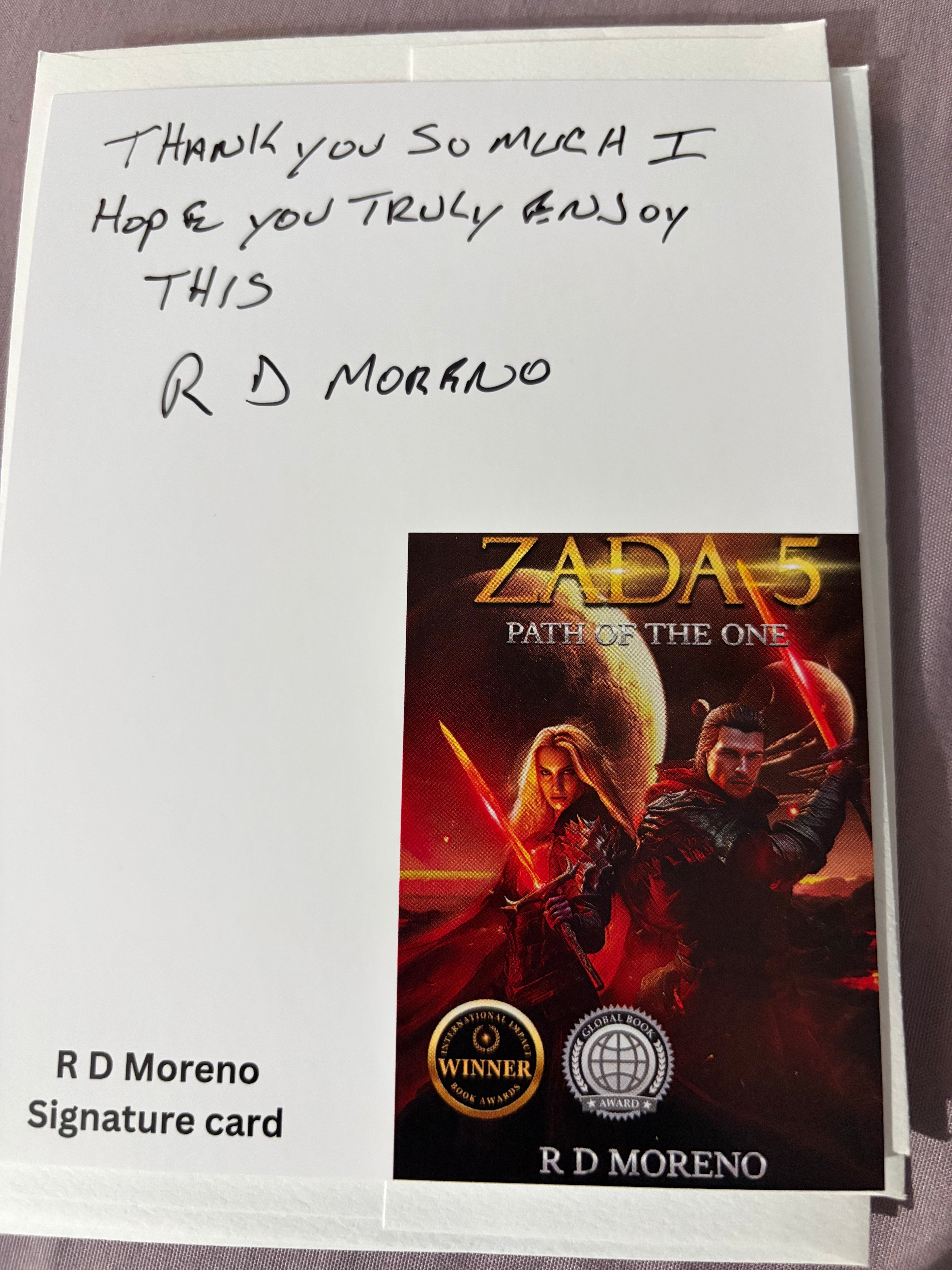ZADA 5 : The Window Splinters *signed*