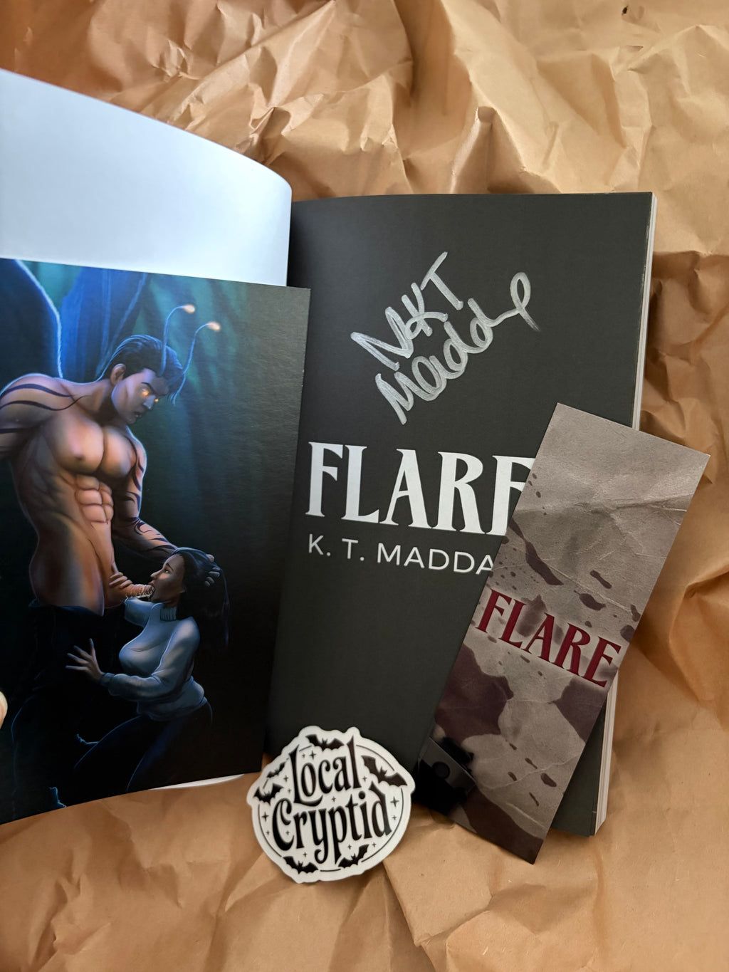 Flare *signed with art*
