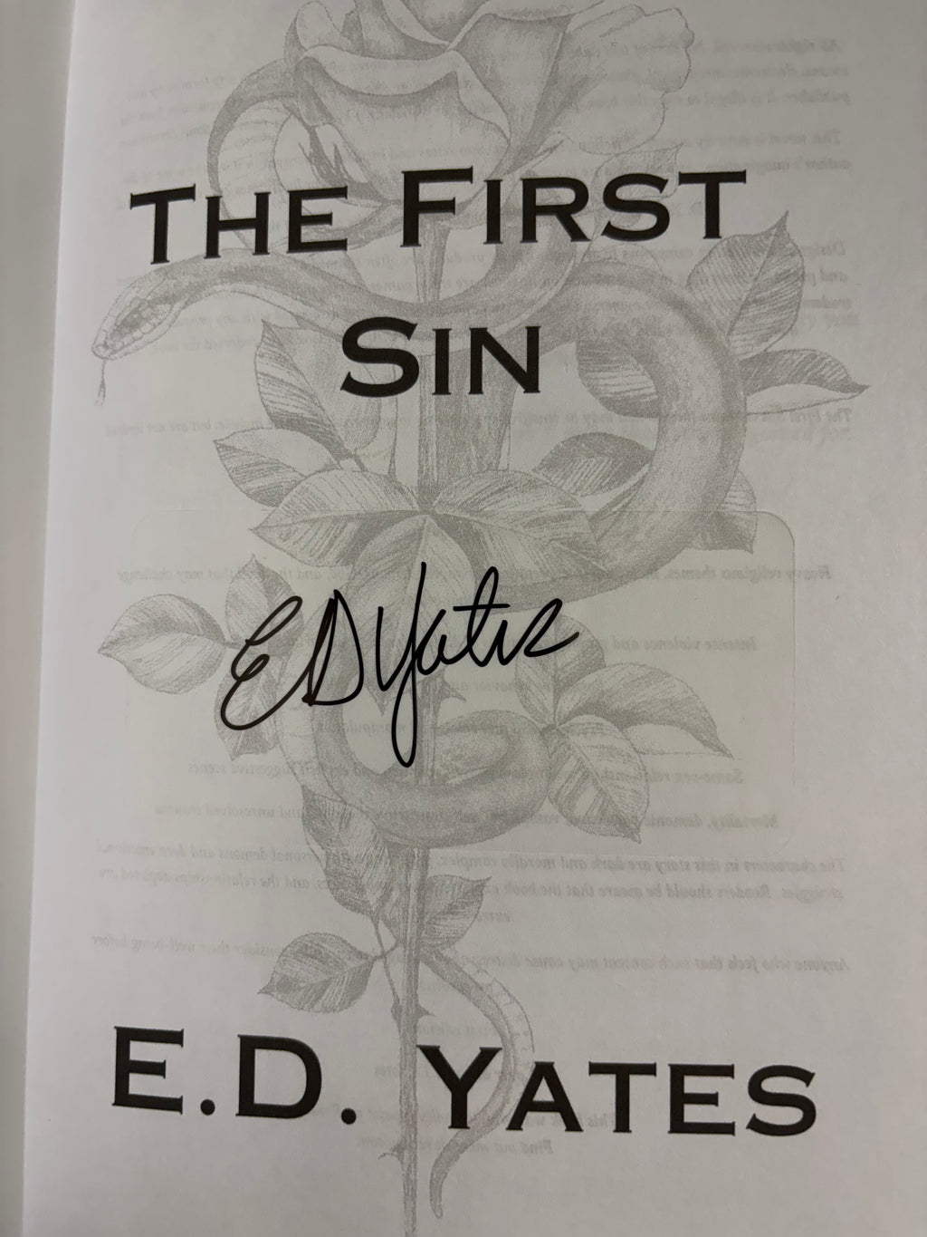 The First Sin
