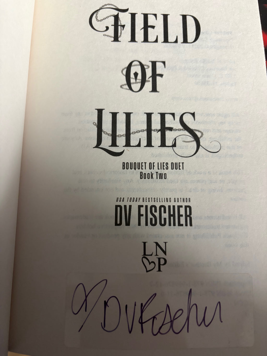 Field of Lilies (Bouquet of Lies Duet Book 2)