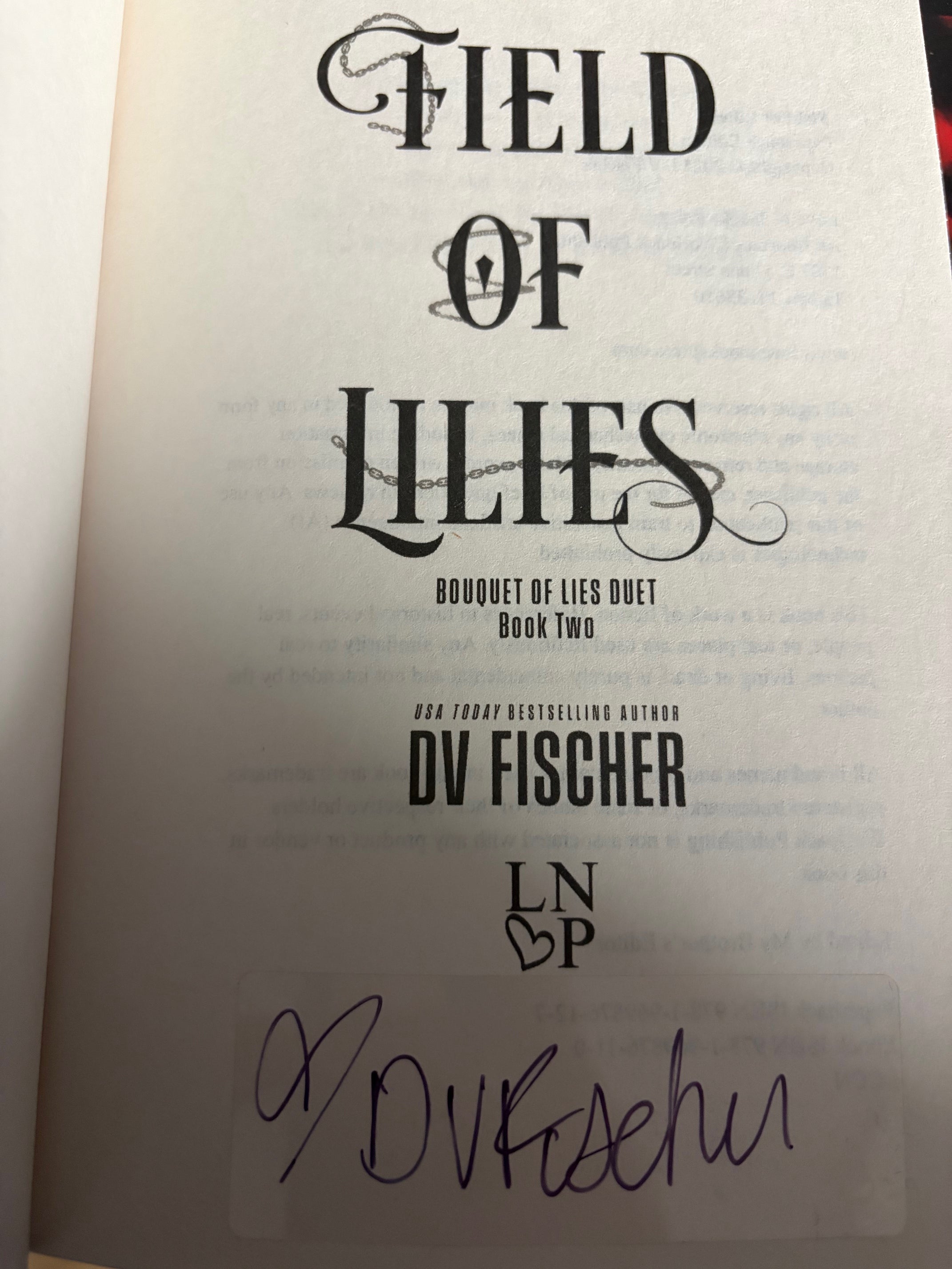 Field of Lilies (Bouquet of Lies Duet Book 2)