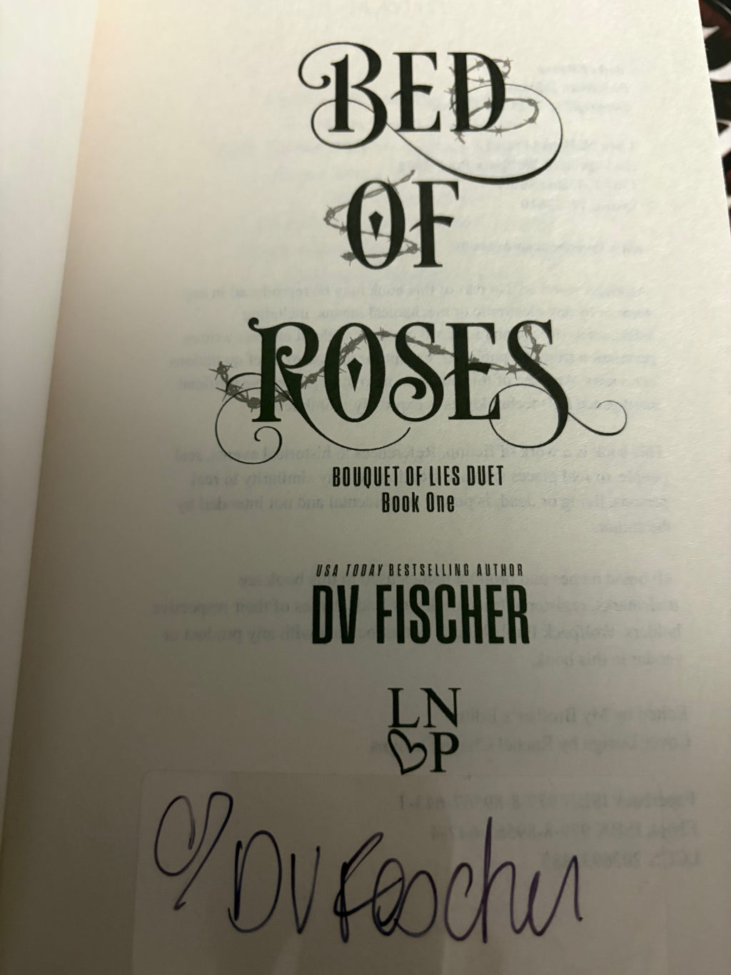 Bed of Roses (Bouquet of Lies Duet Book 1)