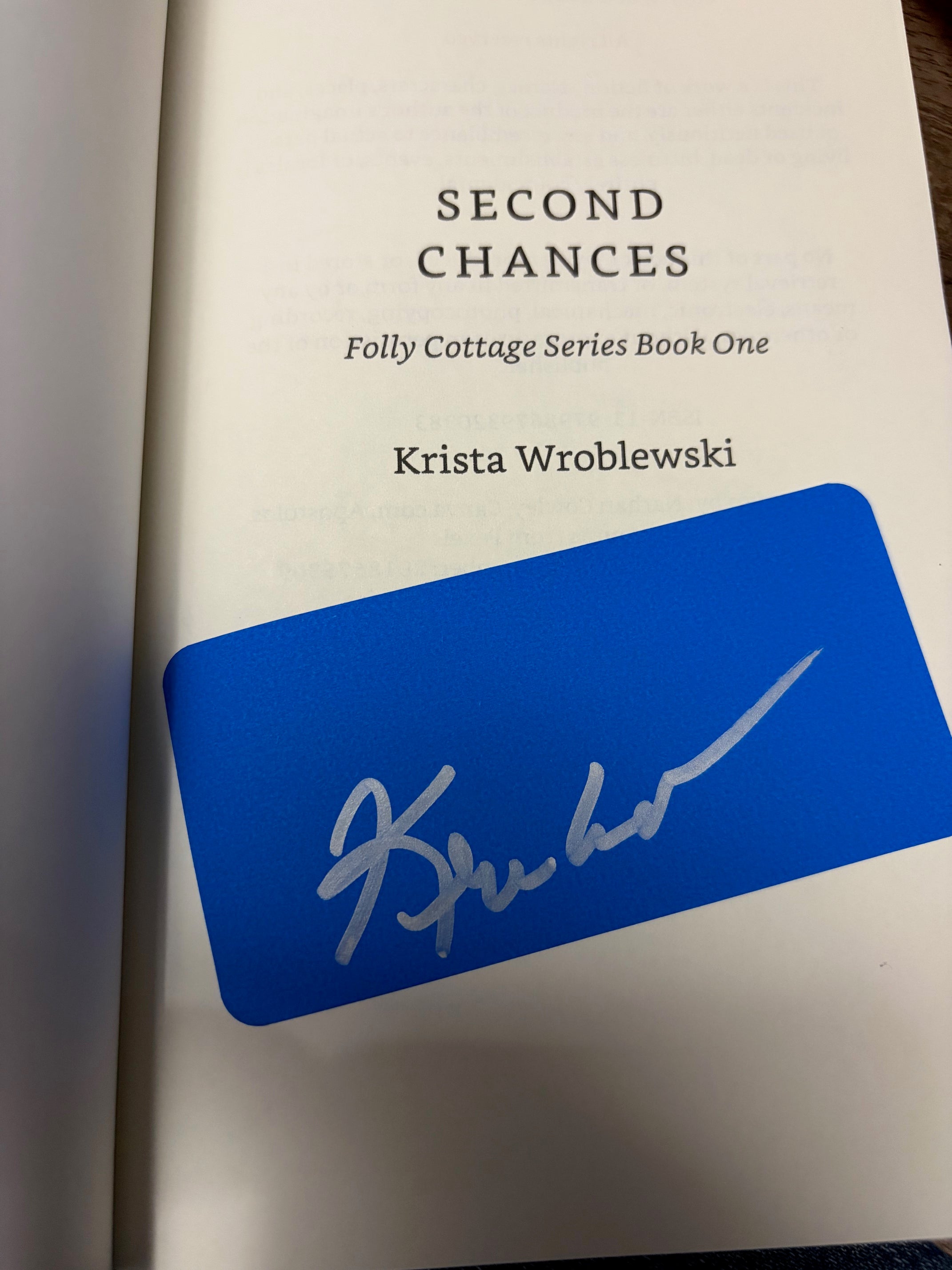 Second Chances: Folly Cottage Series Book One