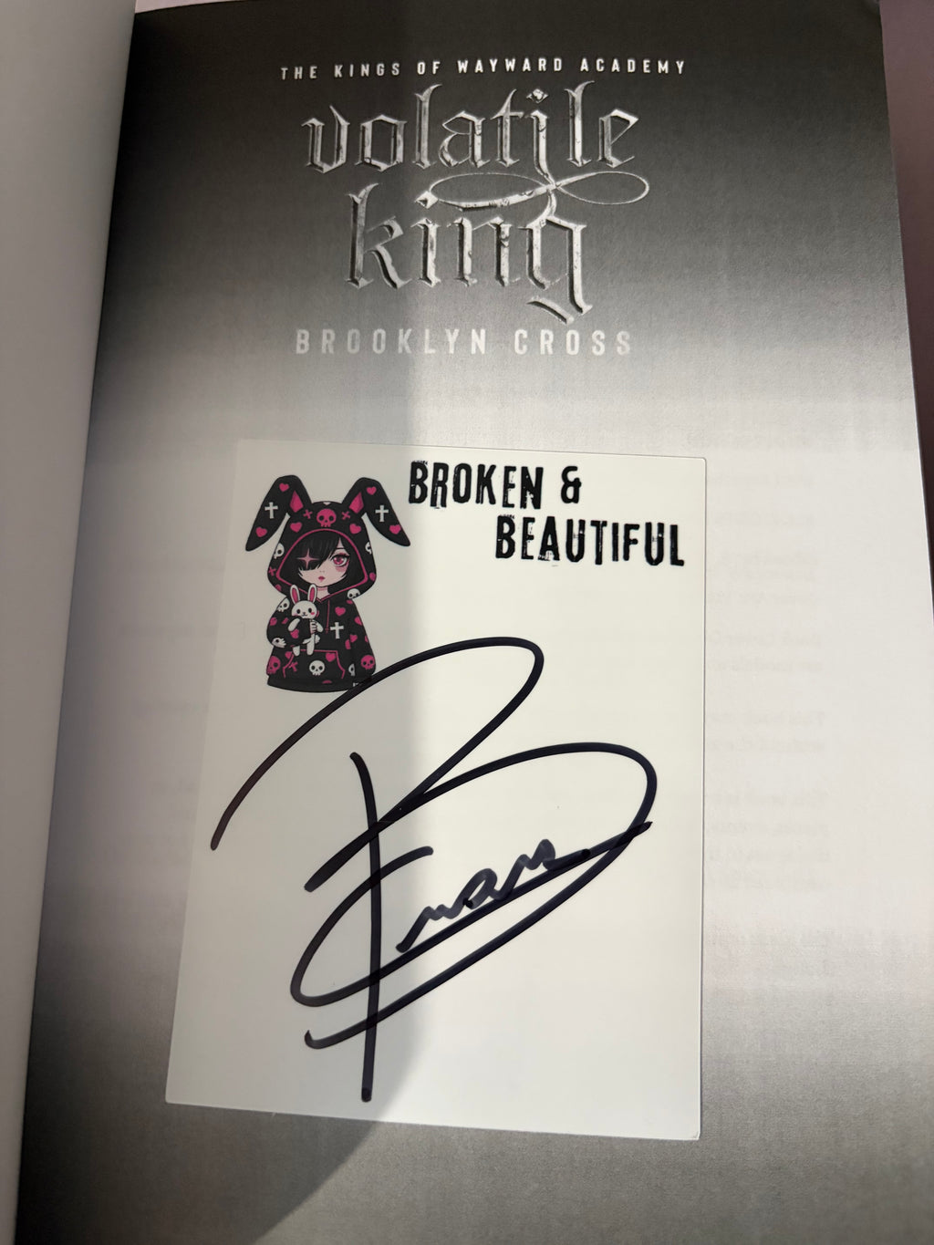 Volatile King (book 6) *signed*