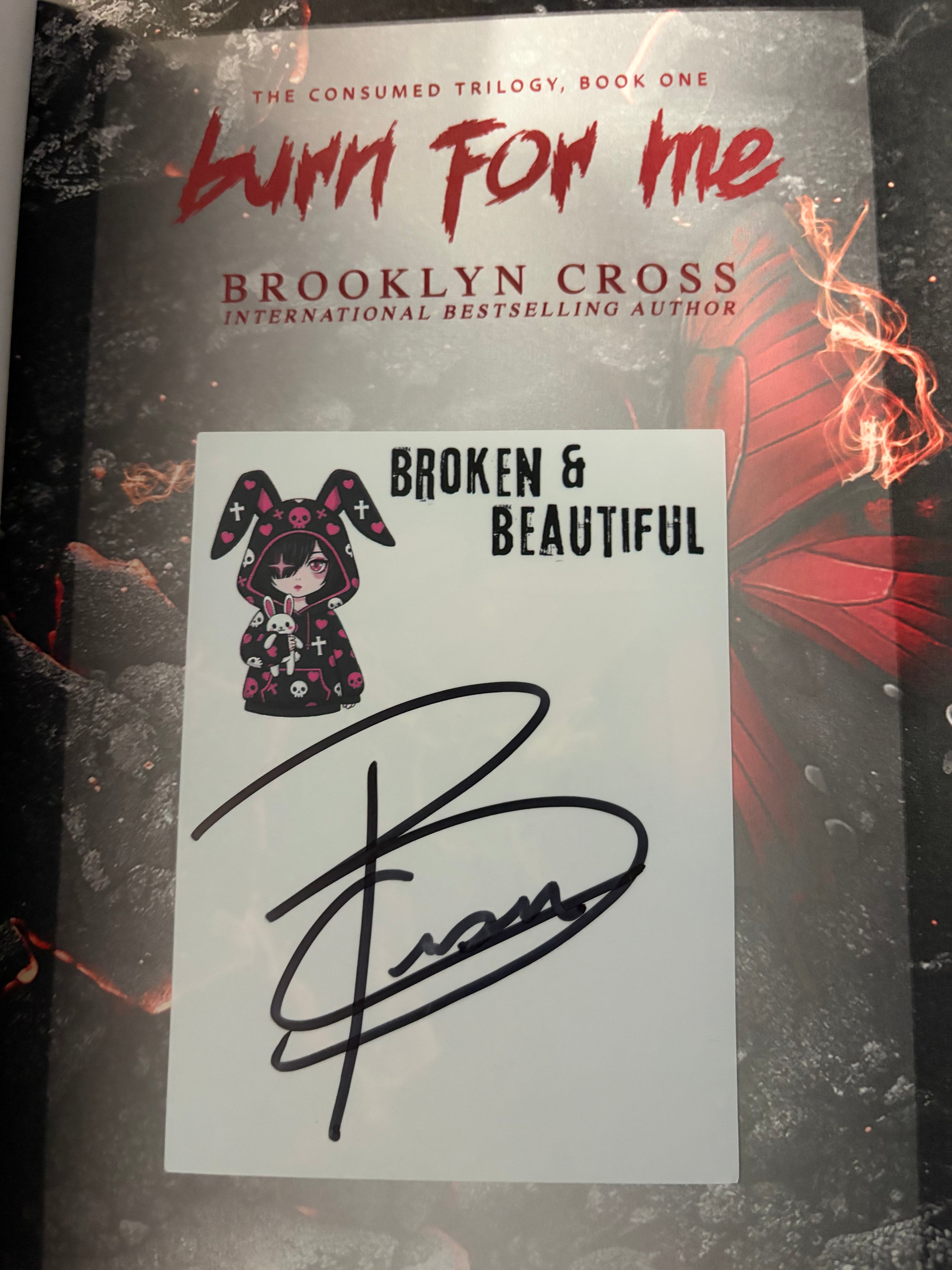 Burn For Me *RED PAGES - SIGNED* (book 1)