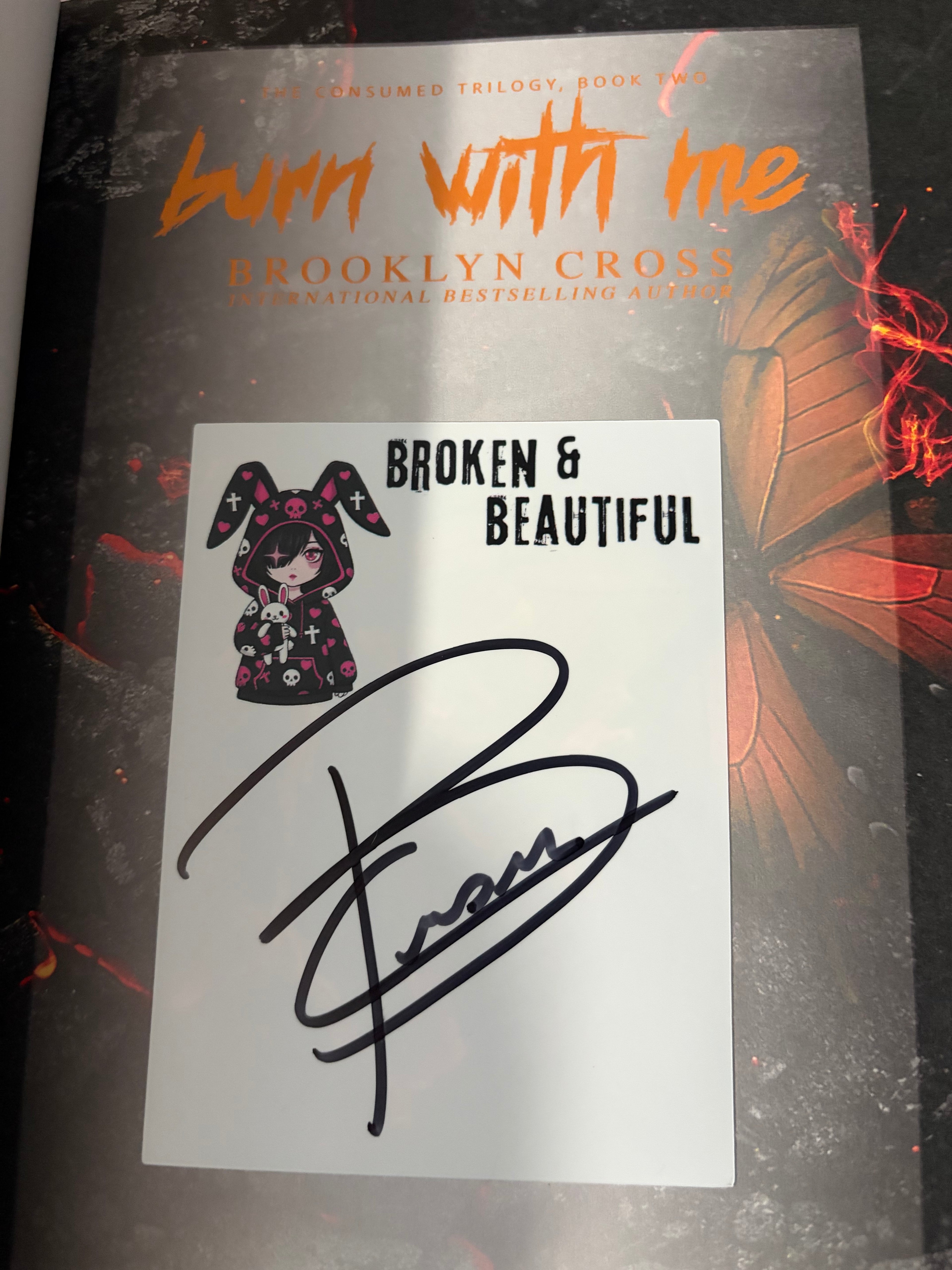 Burn With Me (ORANGE PAGES *signed*) book two