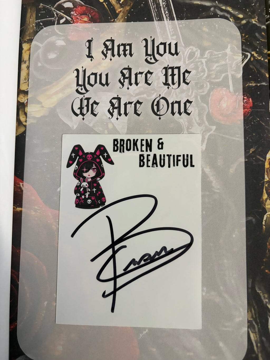Bloody Quarter *Special Edition* Hard cover, black pages, signed