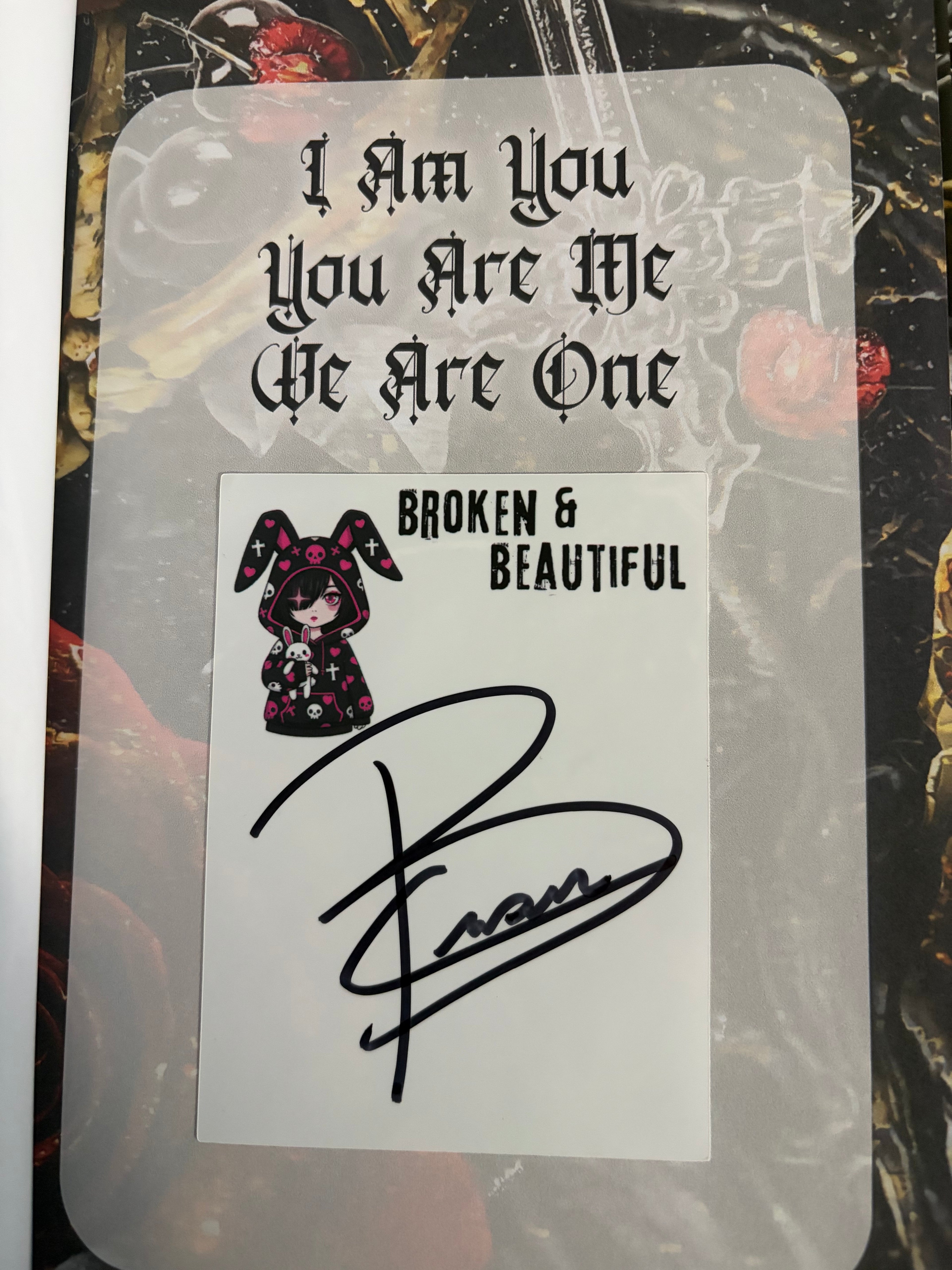 Bloody Quarter *Special Edition* Hard cover, black pages, signed