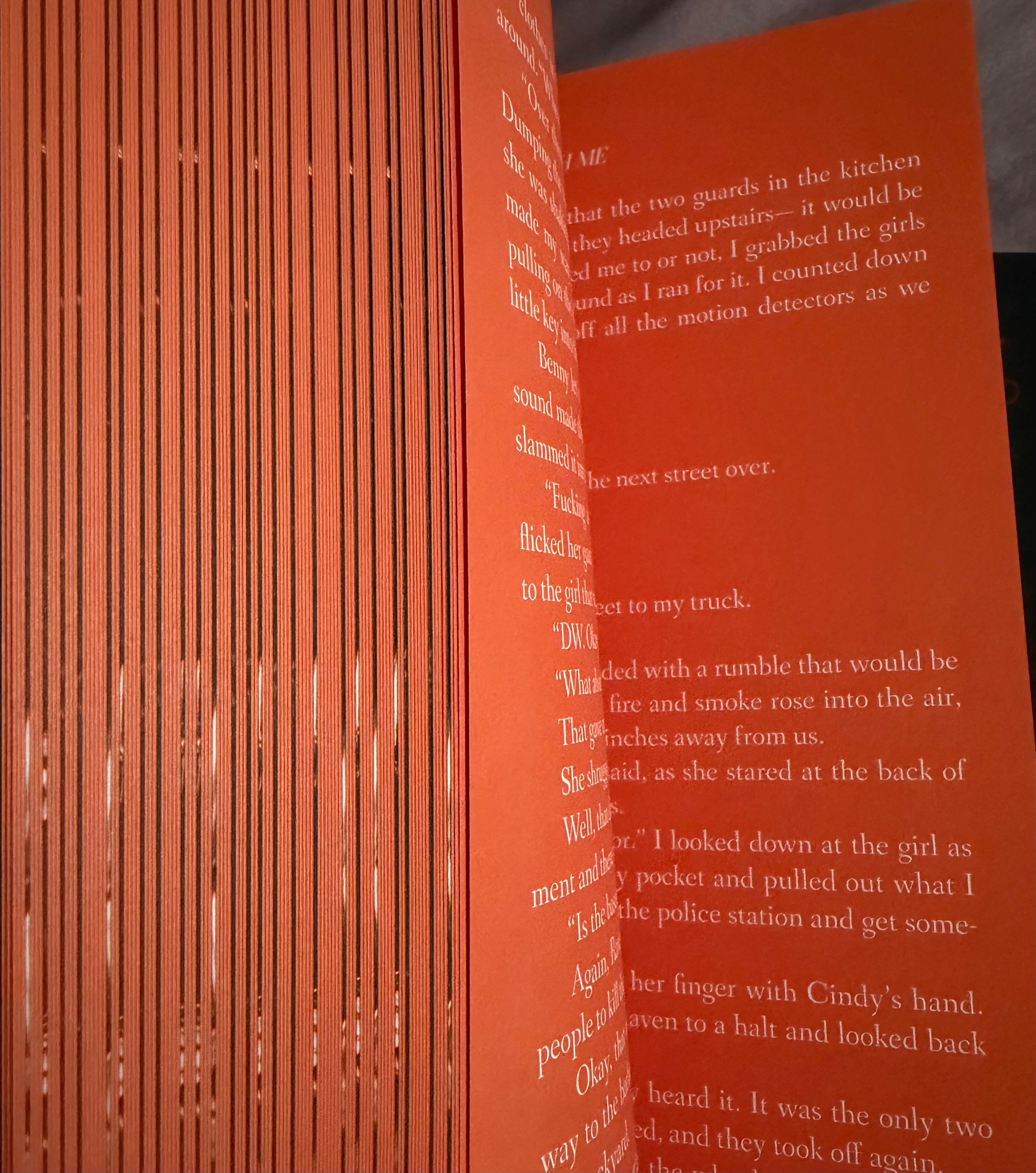 Burn With Me (ORANGE PAGES *signed*) book two