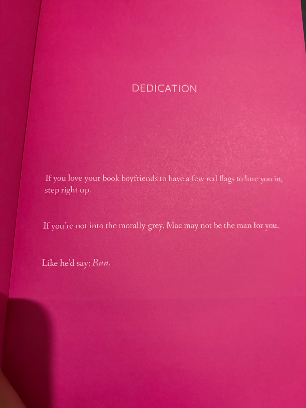 Dark Obsession *pink pages*