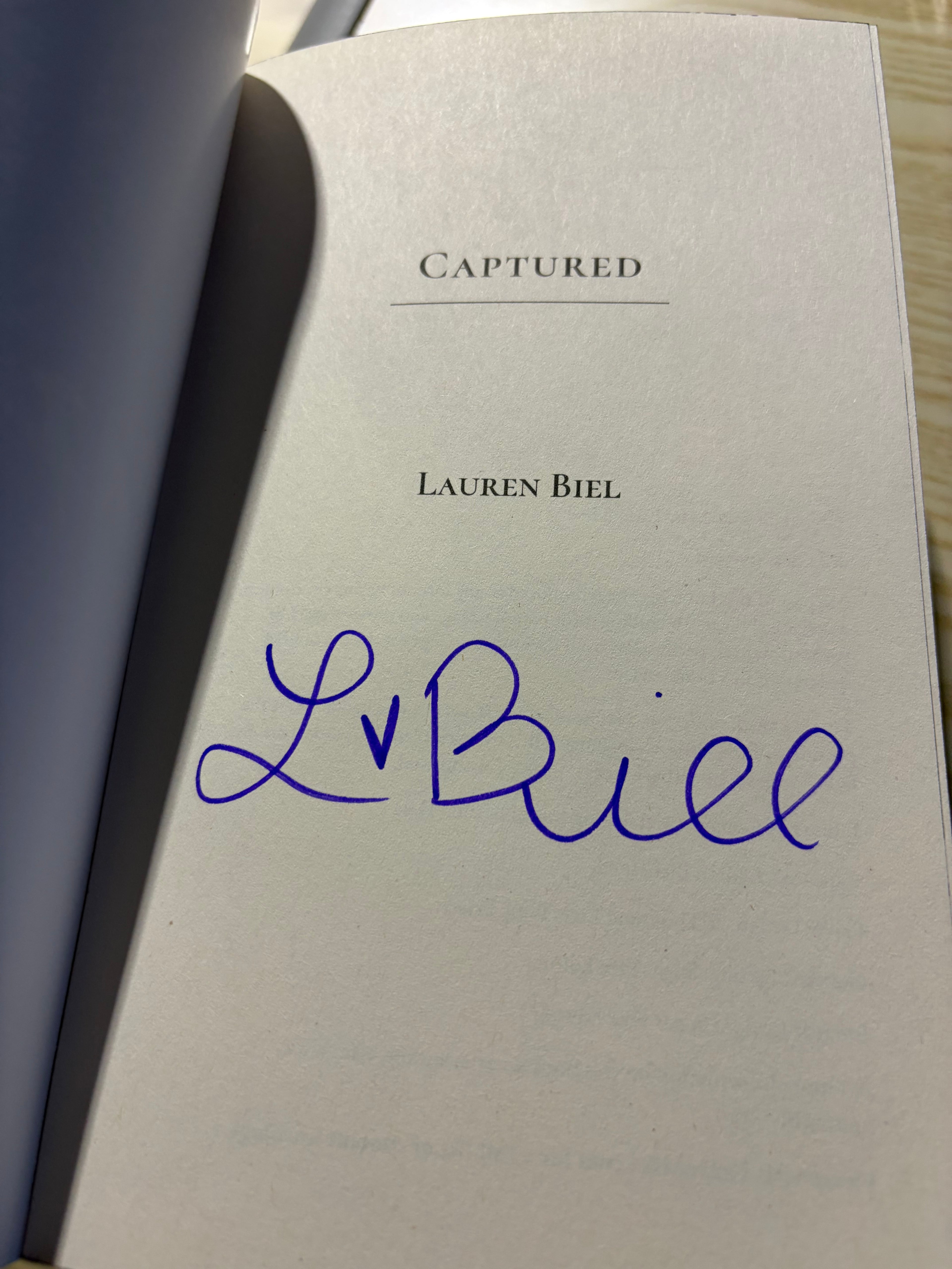 Captured *signed special edition*
