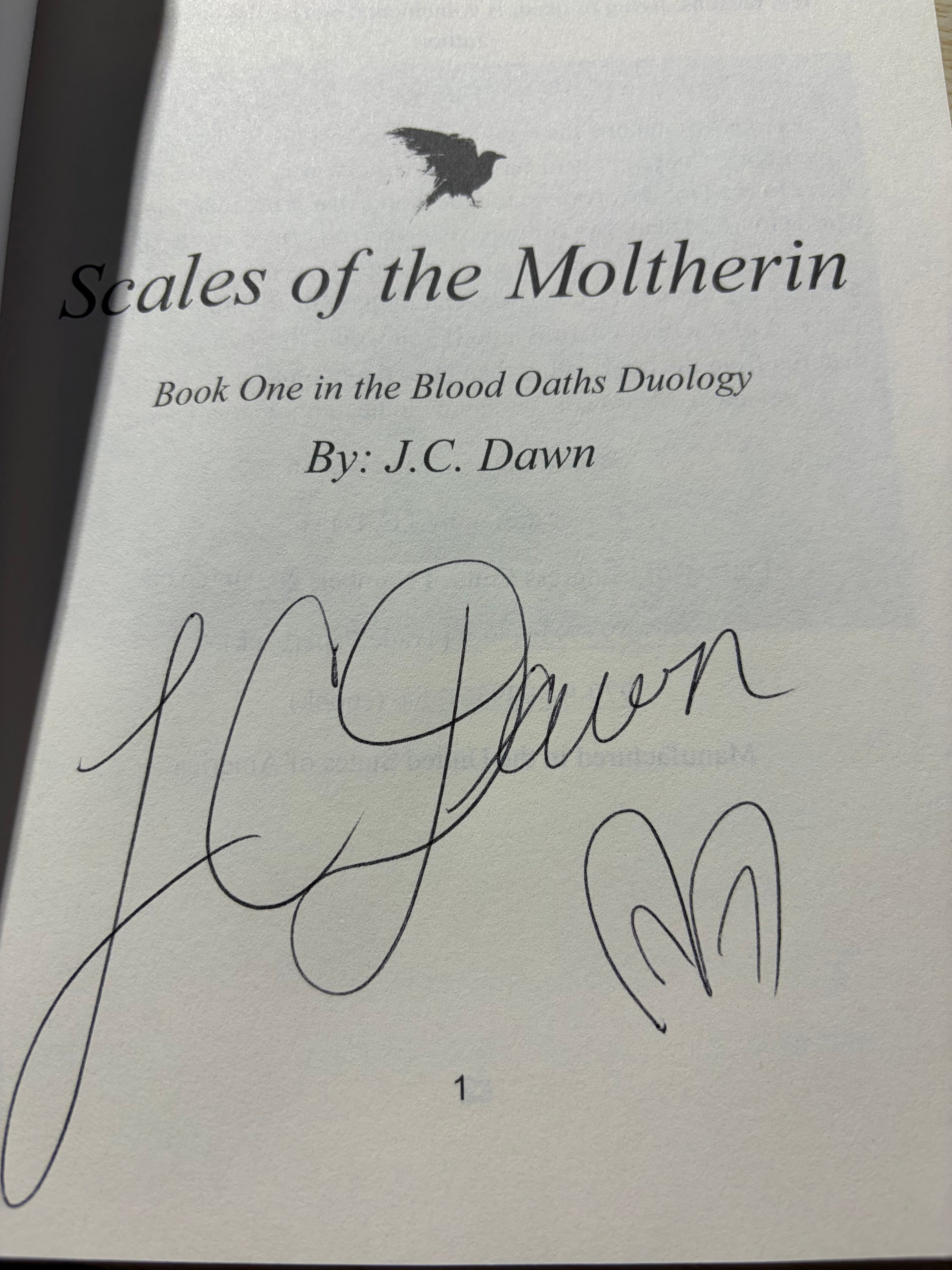 Scales Of The Moltherin *signed*