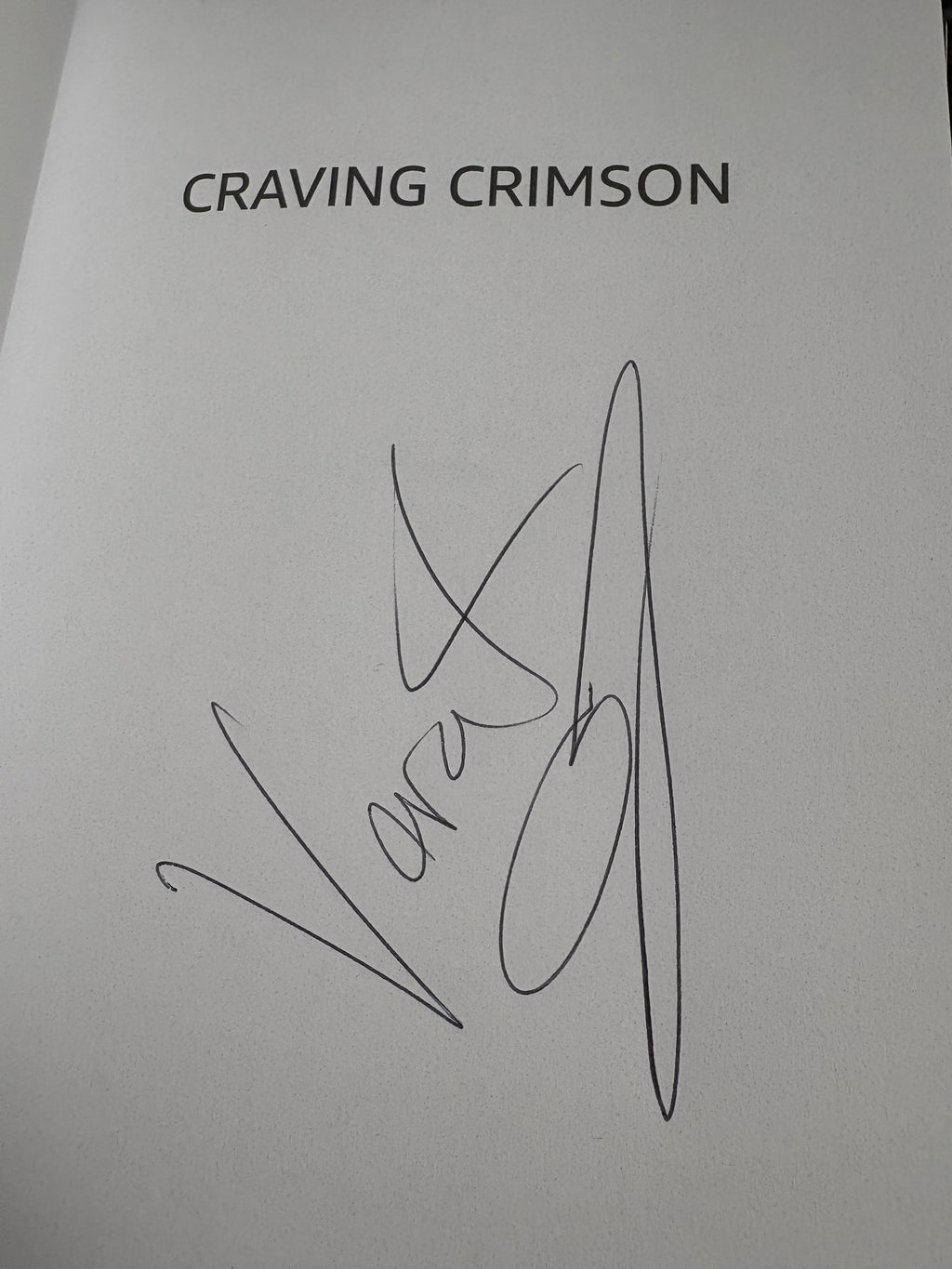 Craving Crimson *signed with goodies*