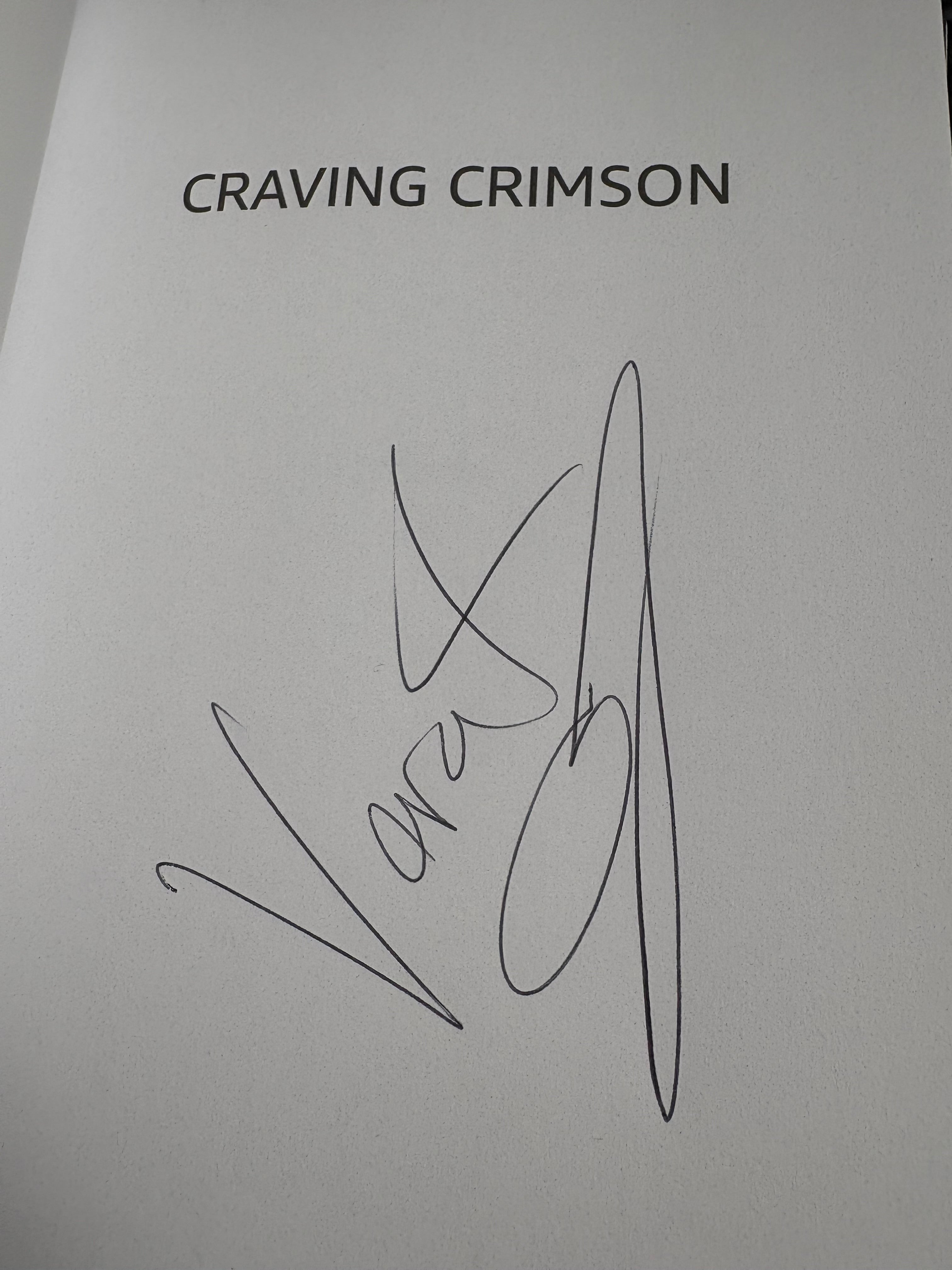 Craving Crimson *signed with goodies*