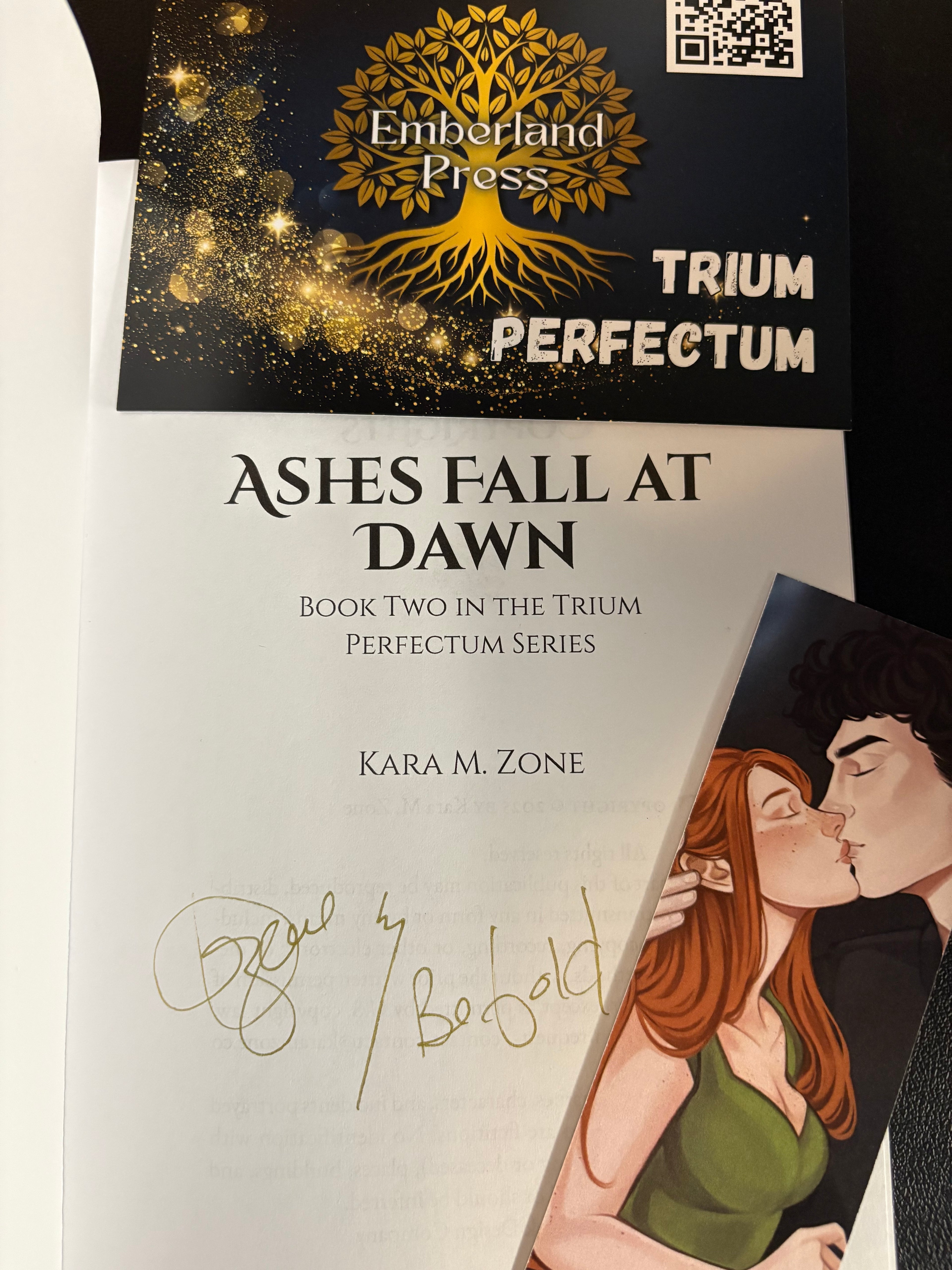 Ashes Fall at Dawn *book 2* (signed with goodies)