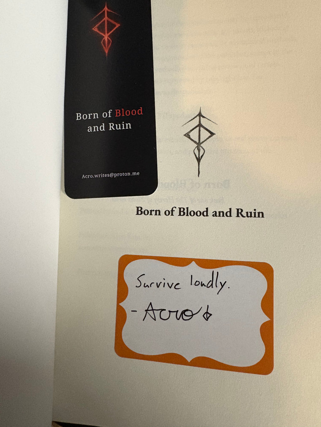 Born of Blood and Ruin
