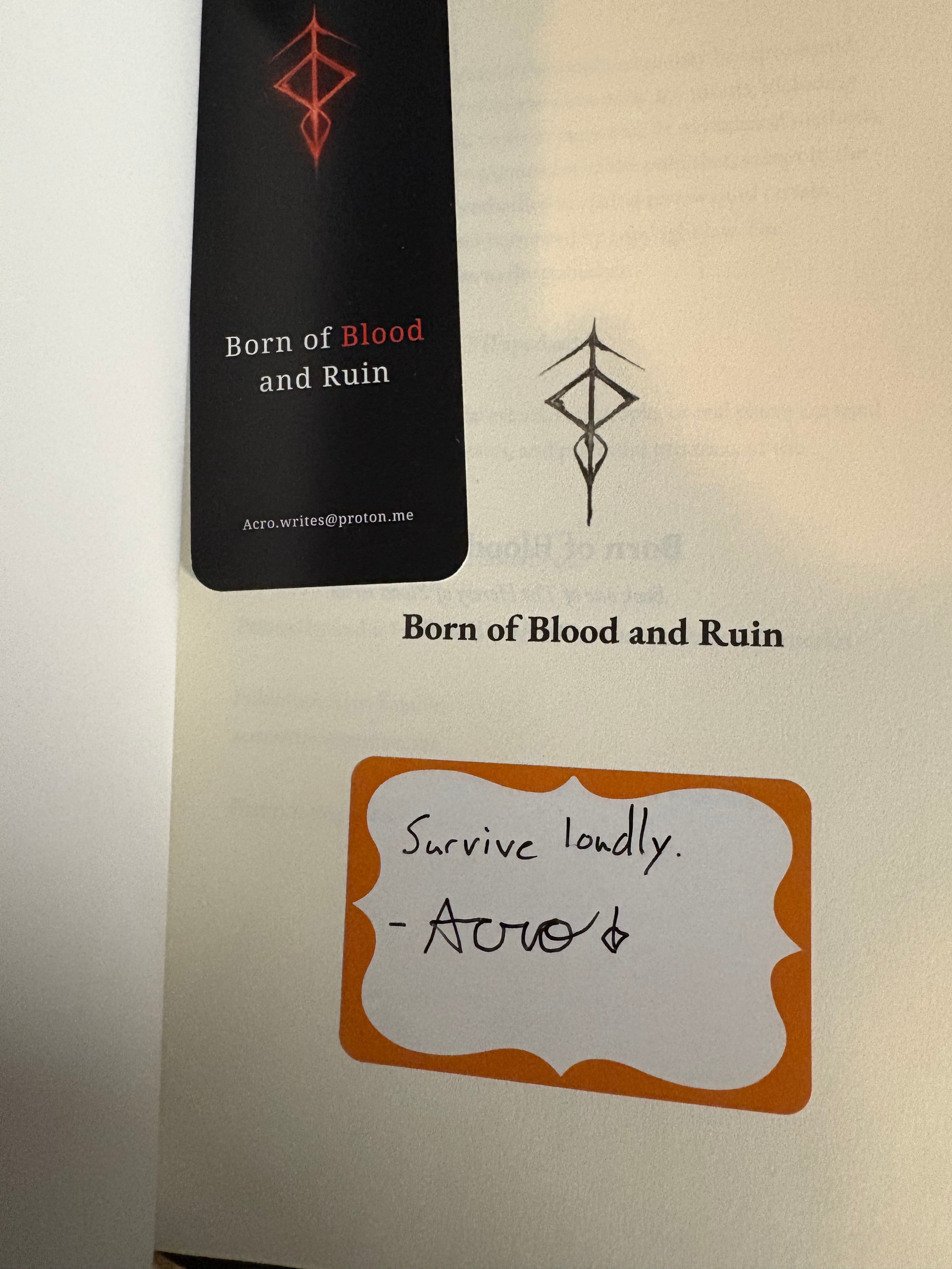 Born of Blood and Ruin