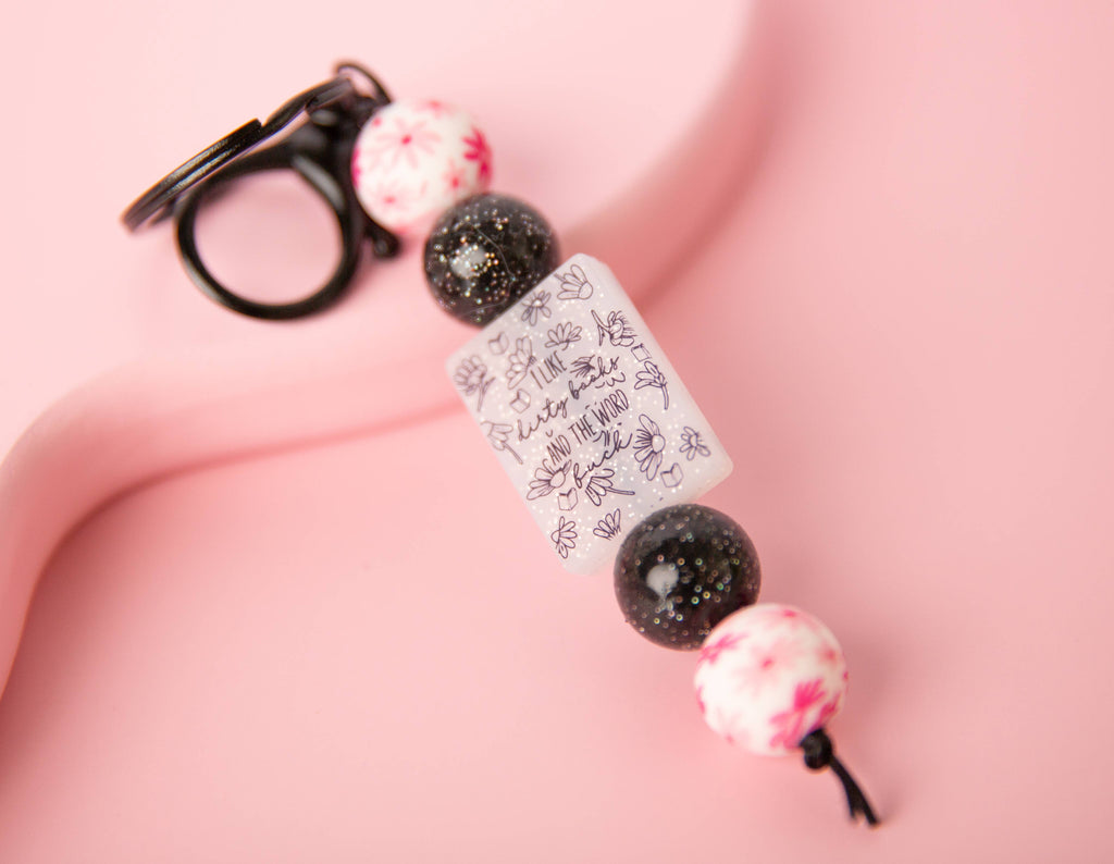  Dirty Books Keychain - Spicy Book Lover Accessory