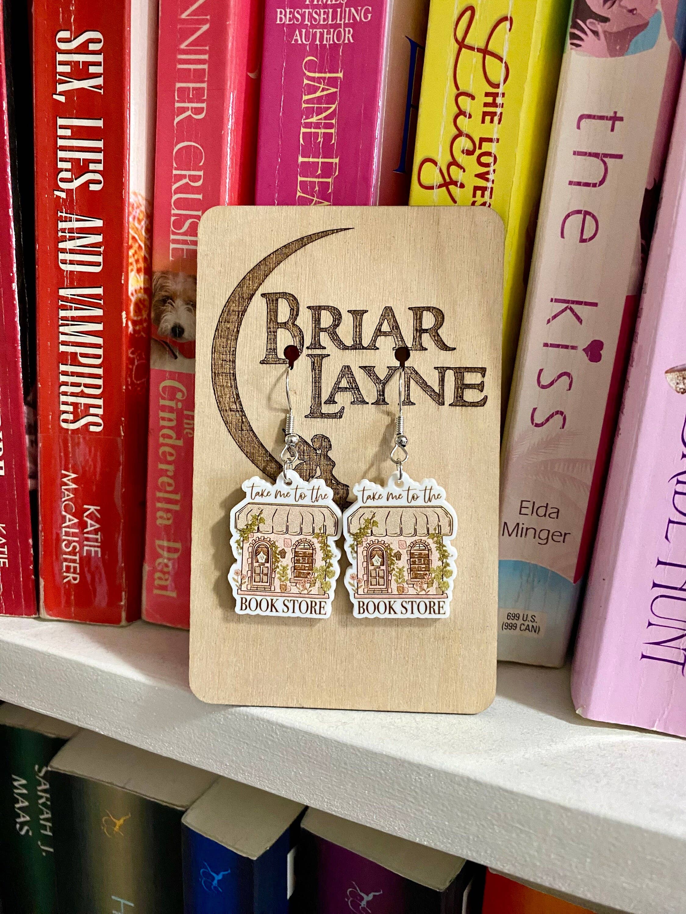 Bookstore Book Lovers Reader Library Earrings
