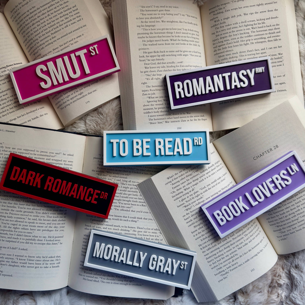 Self Help Street Sign | Bookshelf Decor: Sky Blue