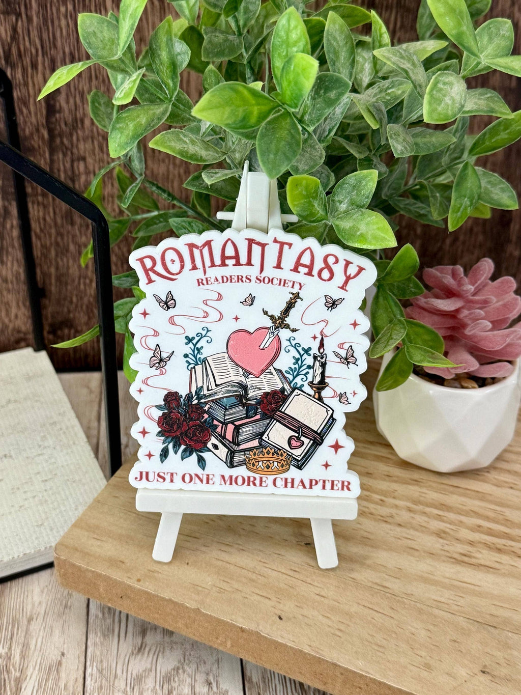 Romantasy Bookish Shelf Sitter Decor