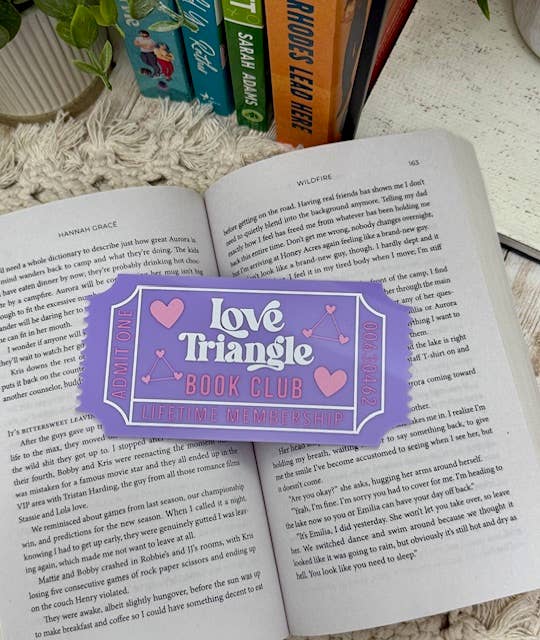 Bookish Shelf Sitter and Decor with Reading Tickets