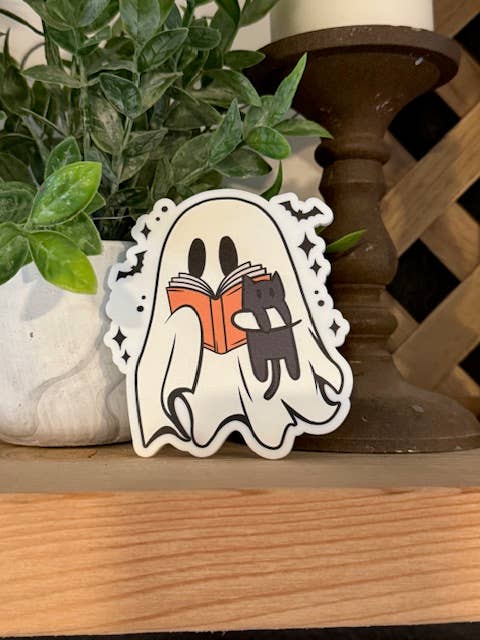 Halloween Ghost Bookish Shelf Sitter Decor
