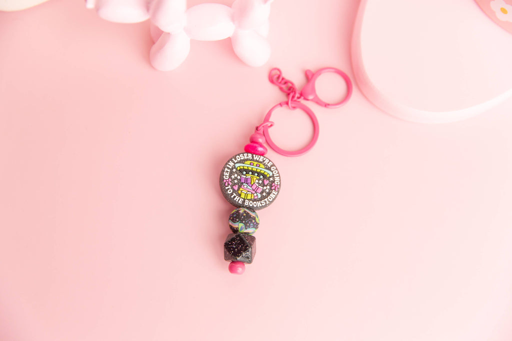 Get in Loser Keychain – Book Lover Accessory