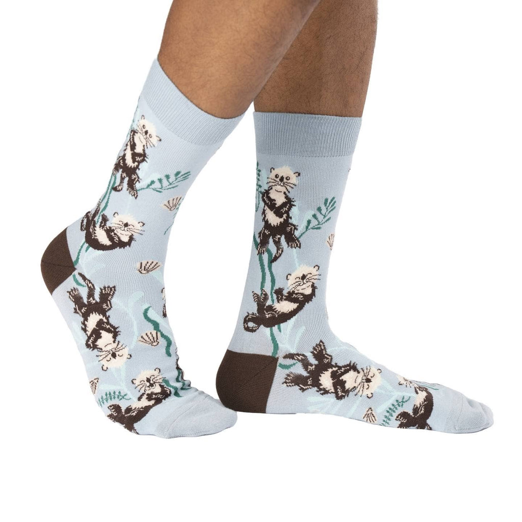 Sea Otter Socks: Shoe Size 13-17