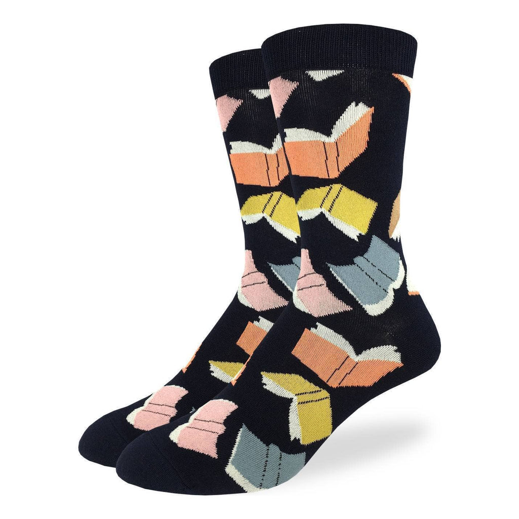 Flying Books Socks: Shoe Size 7-12