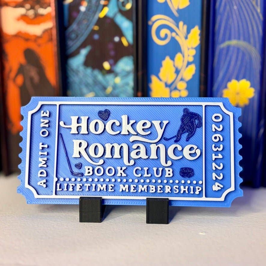 3d Printed Shelf Trope Ticket - Hockey Romance: Add Stand
