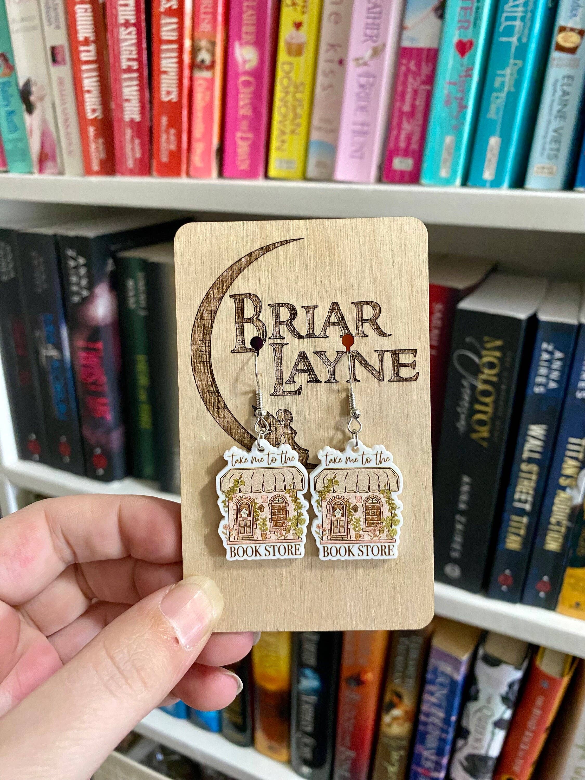Bookstore Book Lovers Reader Library Earrings