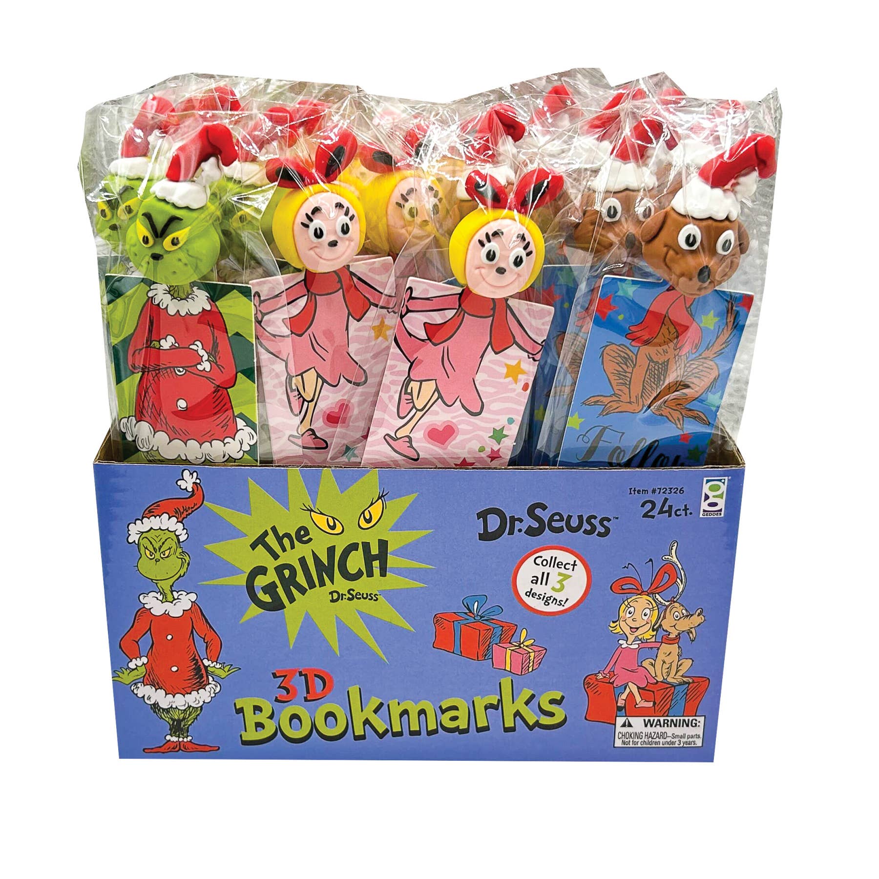 GRINCH 3D BOOKMARK  24/DSP